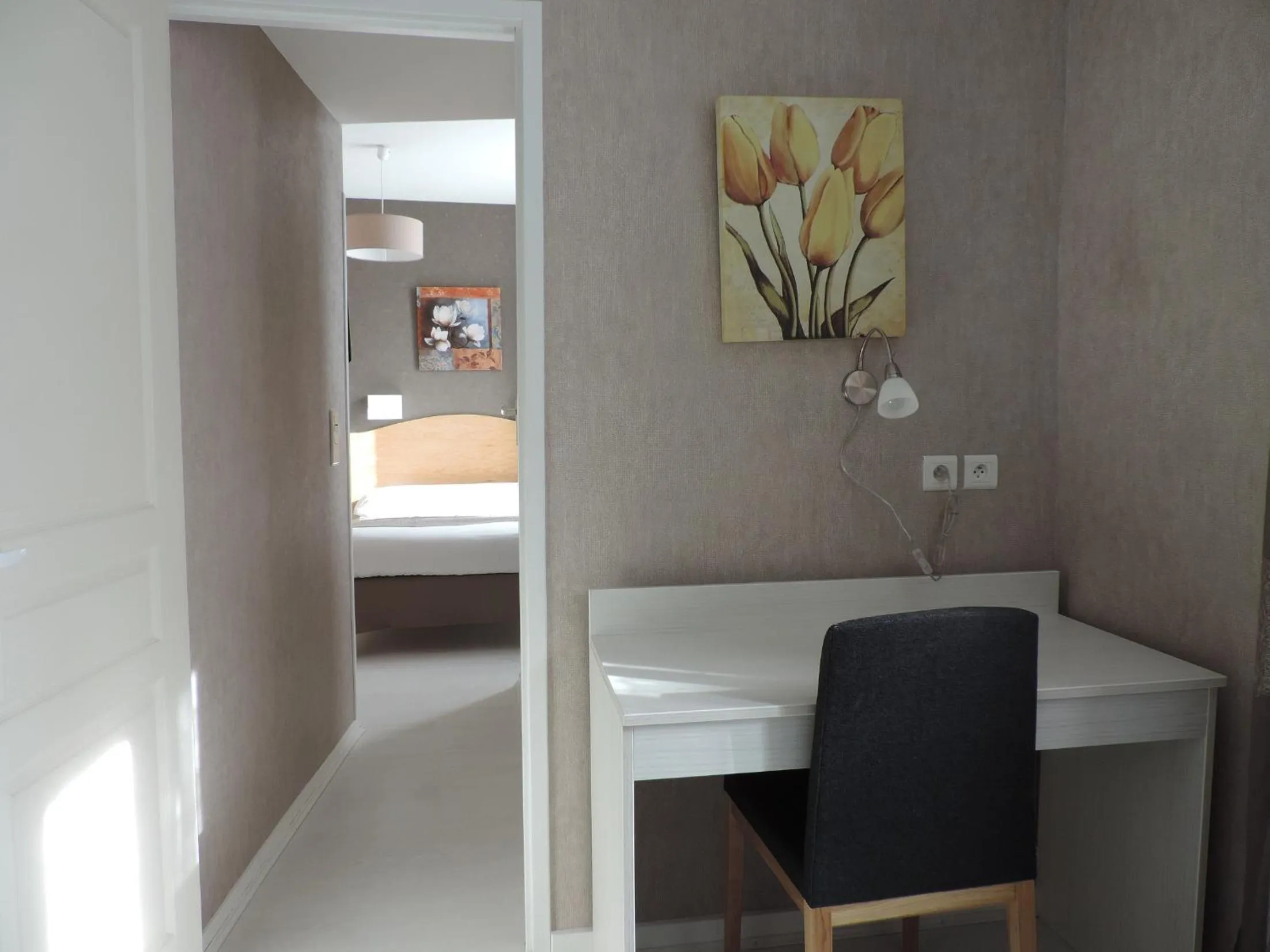 Photo of the whole room, Bed in Logis Hôtel Restaurant Cazes Arazat