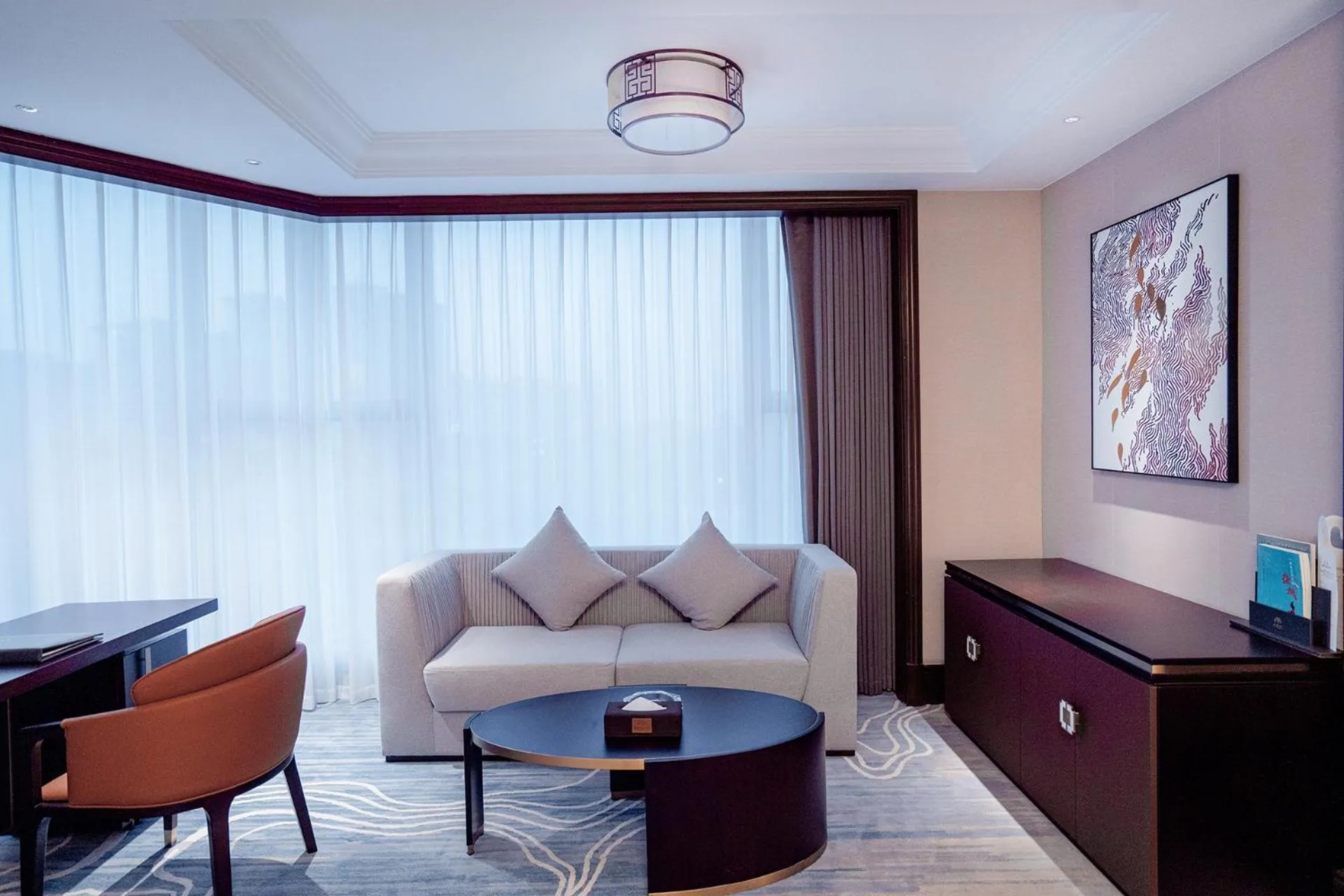 Seating area in Yancheng Shuicheng Hotel