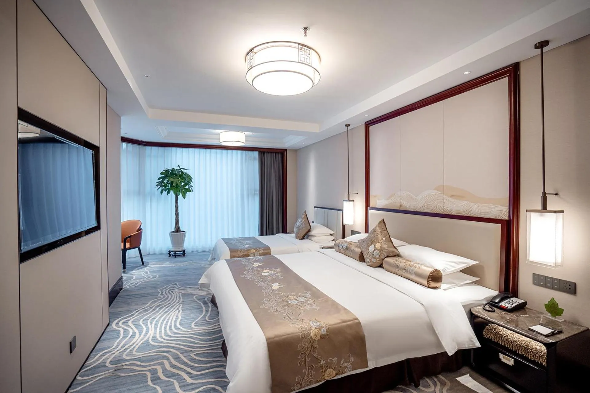 Bedroom, Bed in Yancheng Shuicheng Hotel