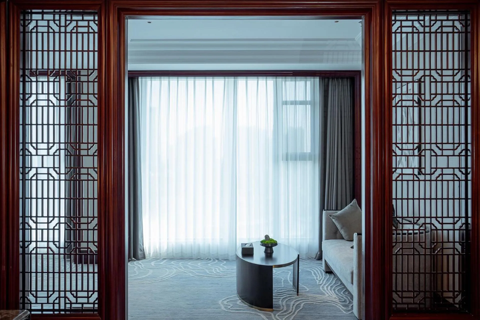 Seating area in Yancheng Shuicheng Hotel