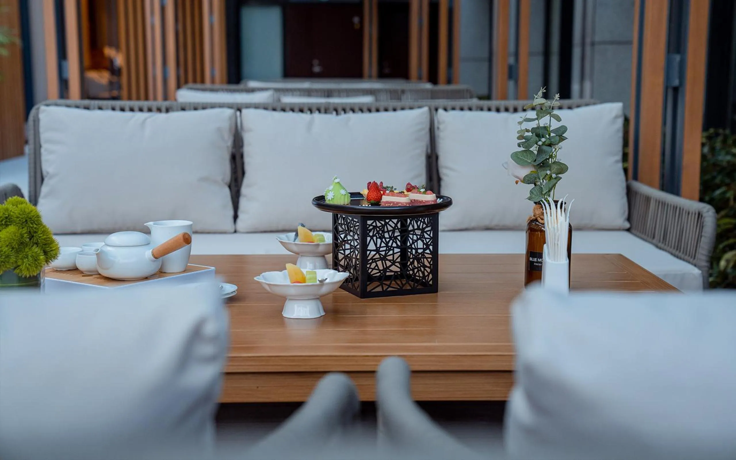 Seating area in Yancheng Shuicheng Hotel