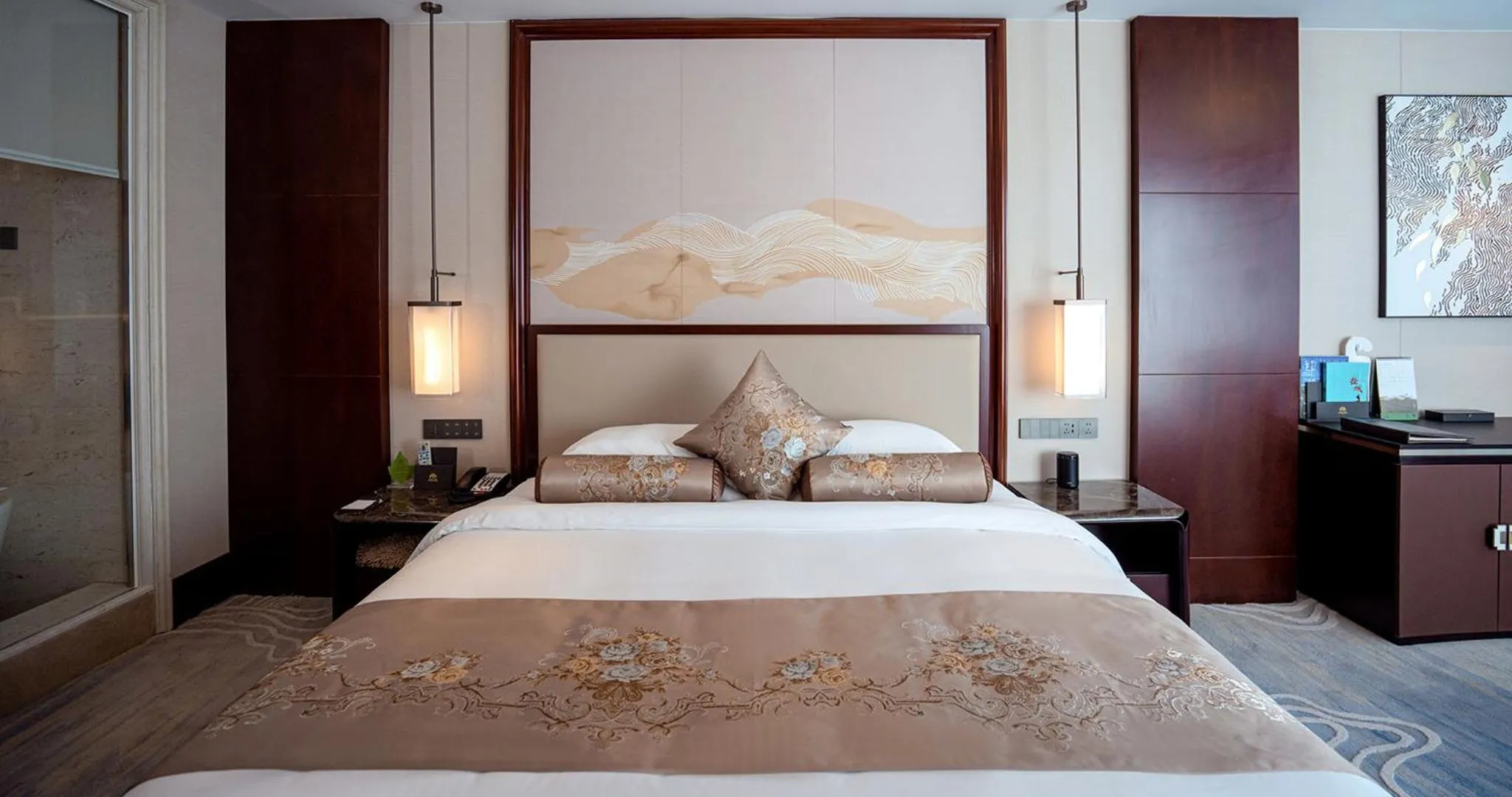 Bed in Yancheng Shuicheng Hotel