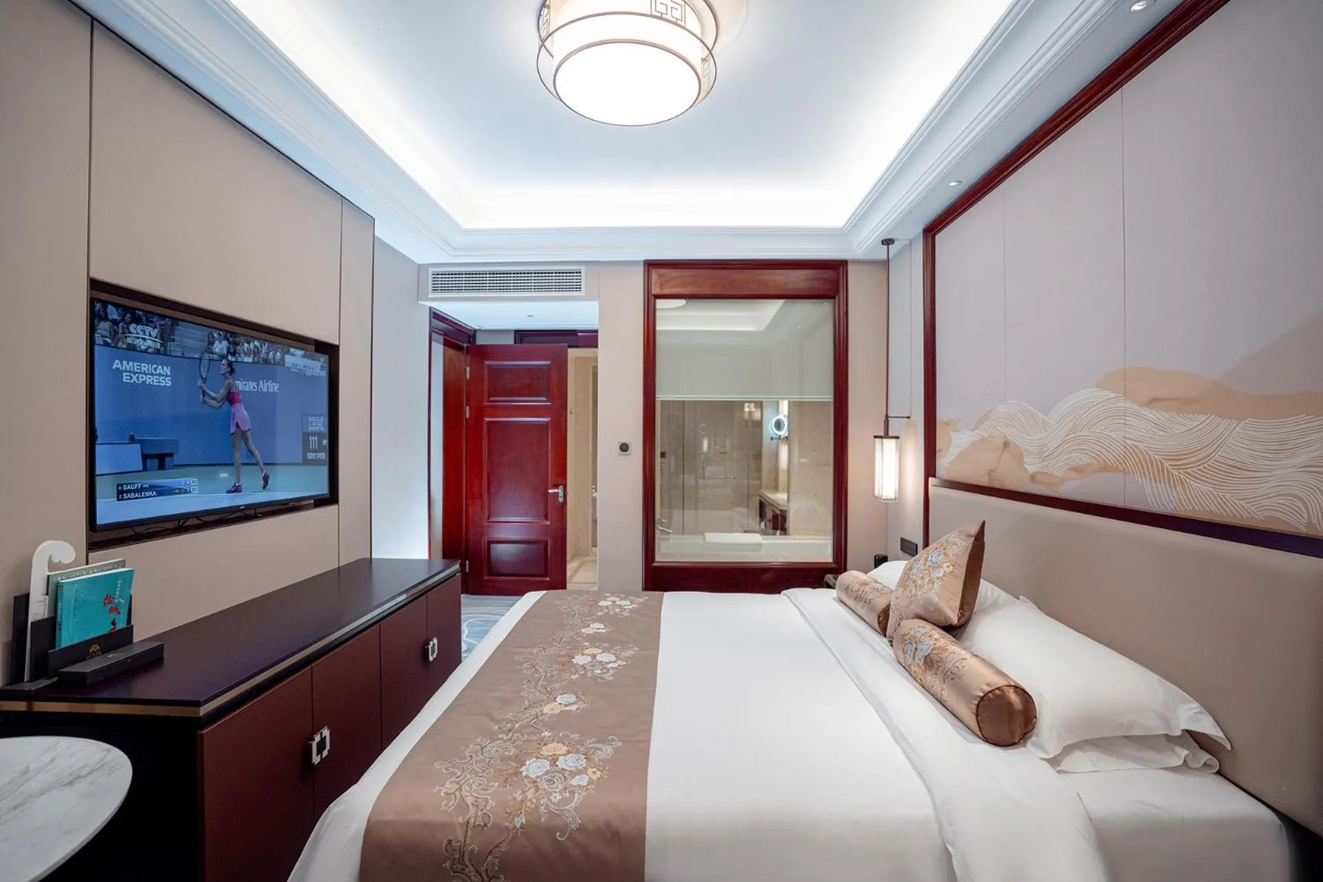 Bed in Yancheng Shuicheng Hotel