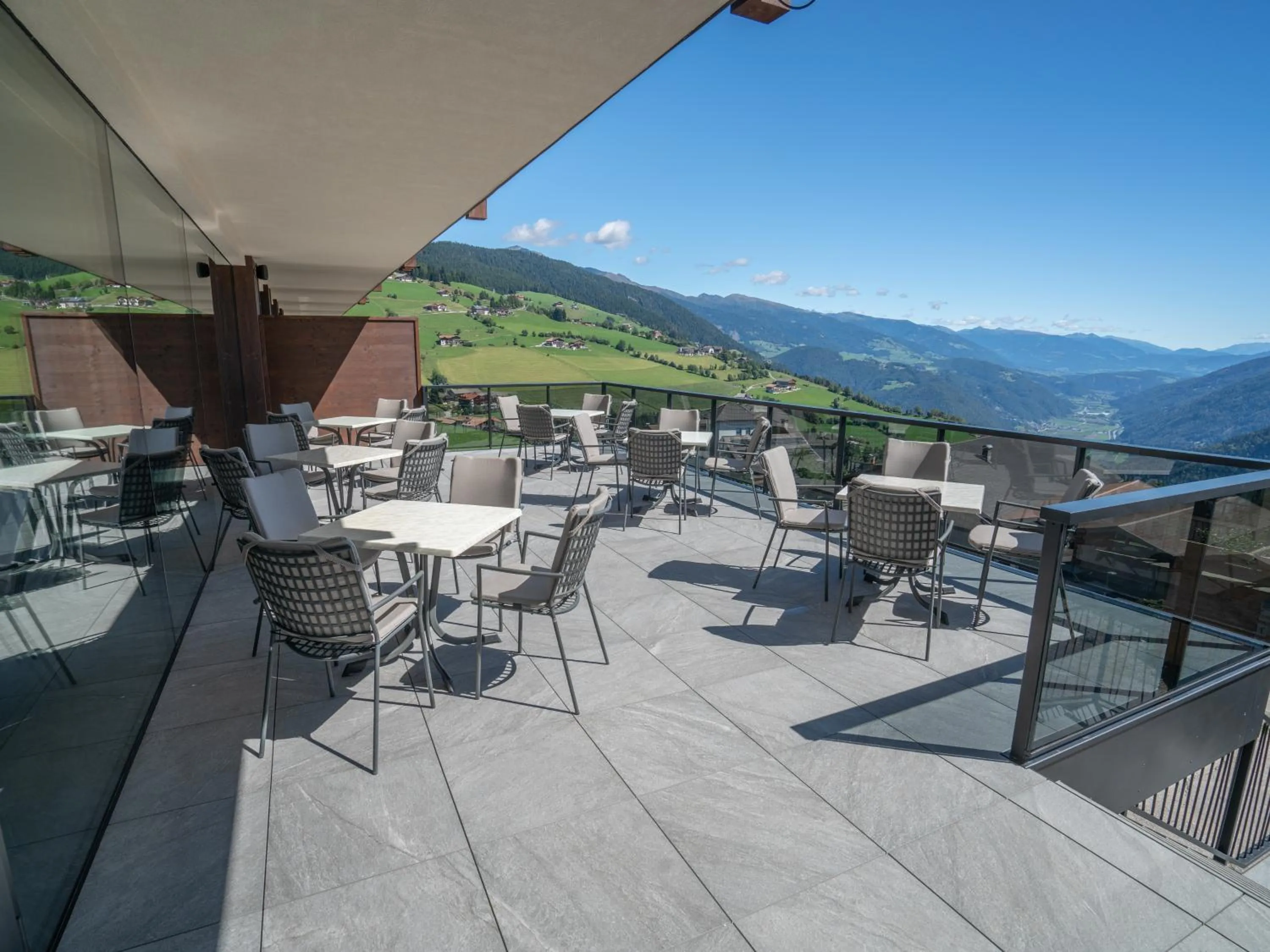 Balcony/Terrace in Hotel Purvita by Oberlechner