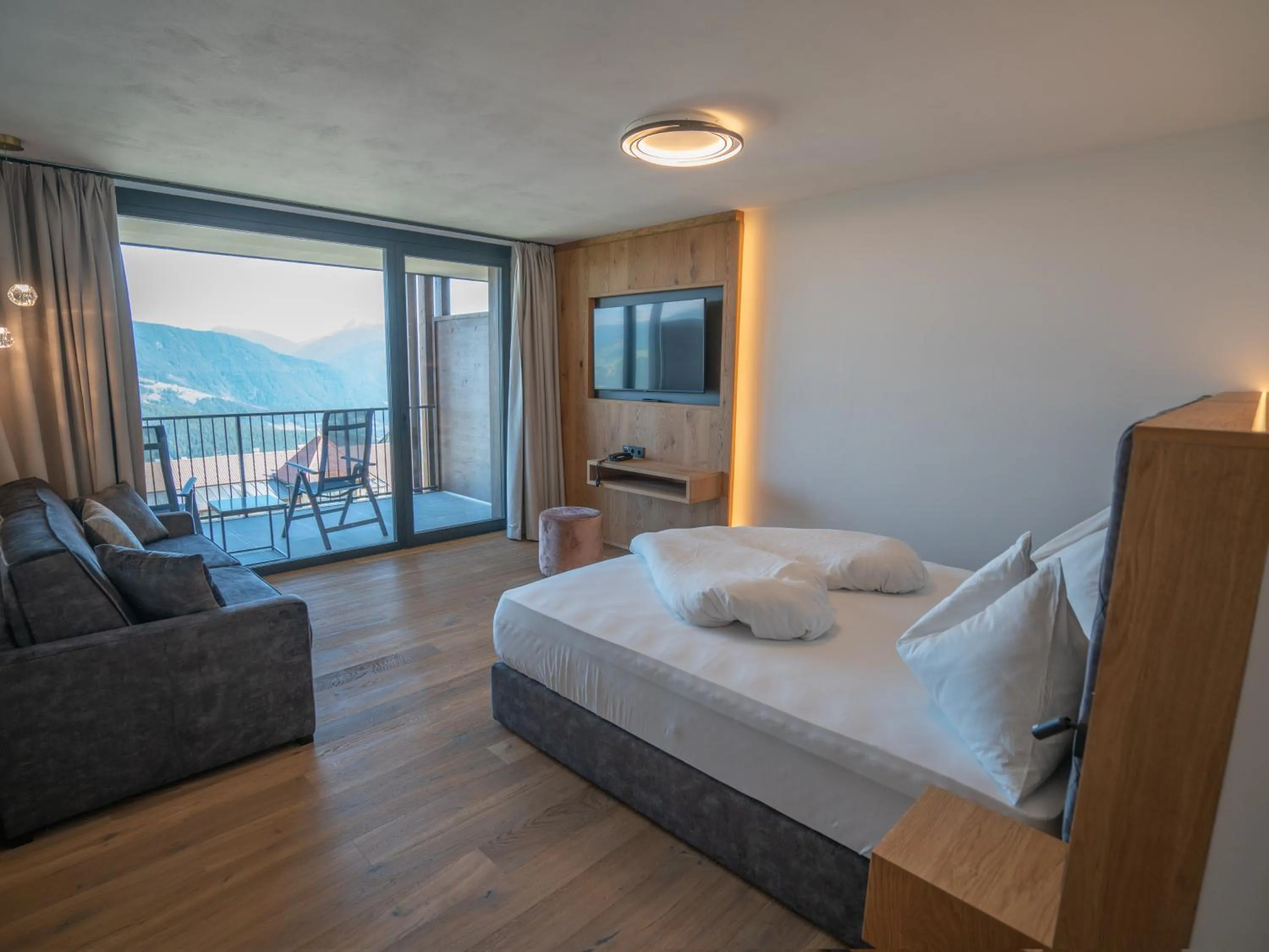 Natural landscape, Bed in Hotel Purvita by Oberlechner