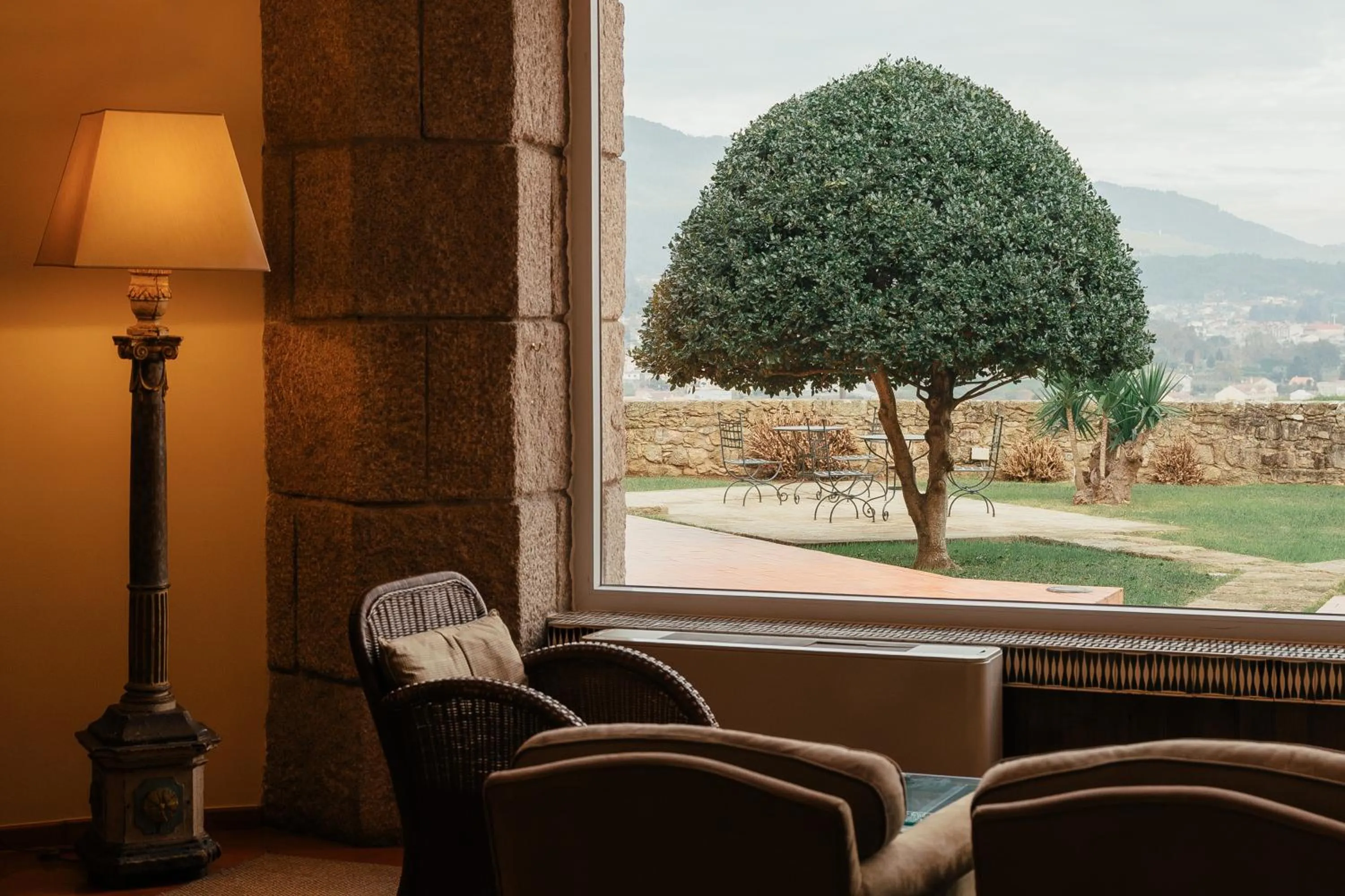 Living room in Pousada de Valença