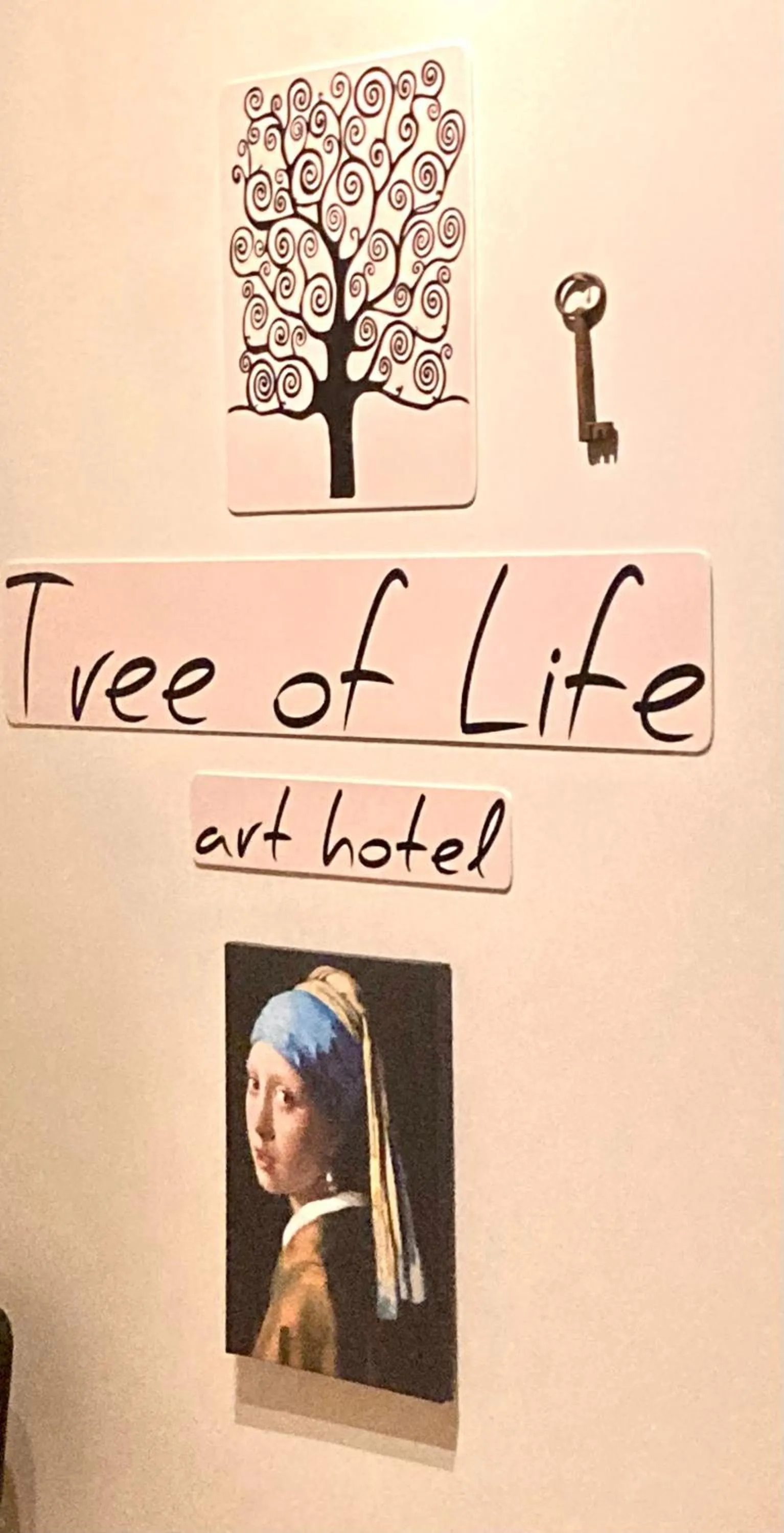 Decorative detail in Tree of Life Art Hotel