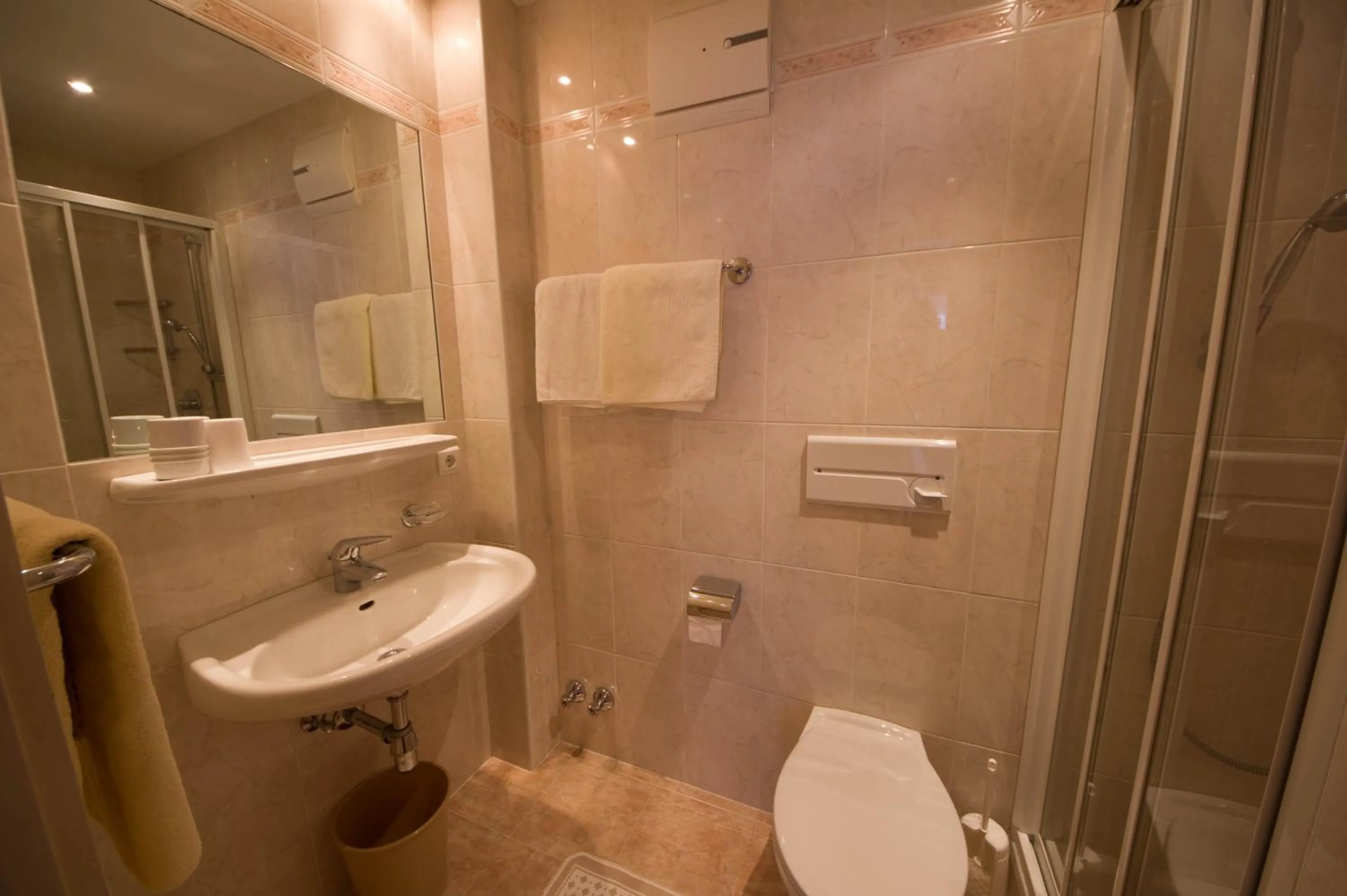 Shower in Gasthof Löwen