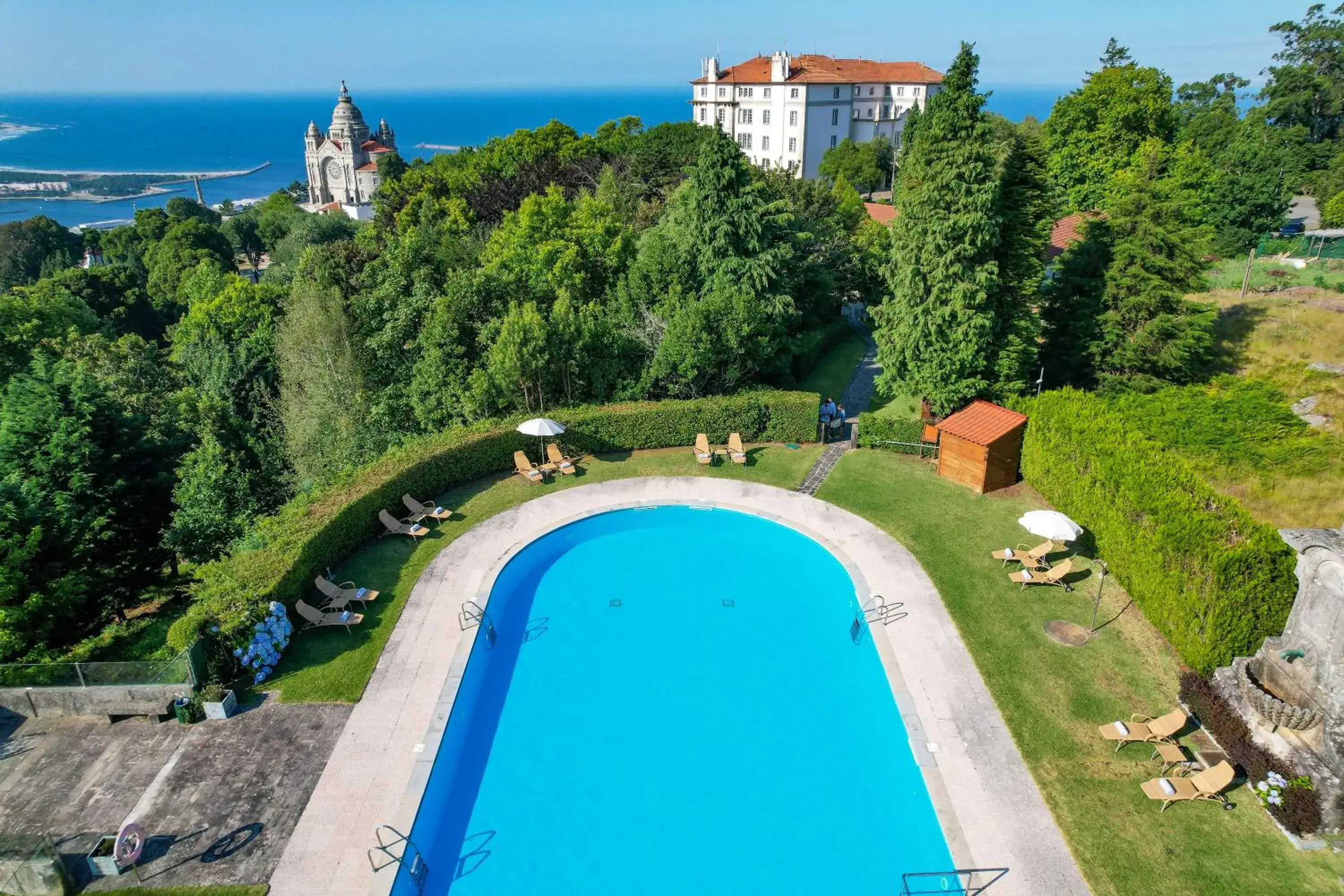 Swimming pool in Pousada de Viana do Castelo Swimming pool in Pousada de Viana do Castelo