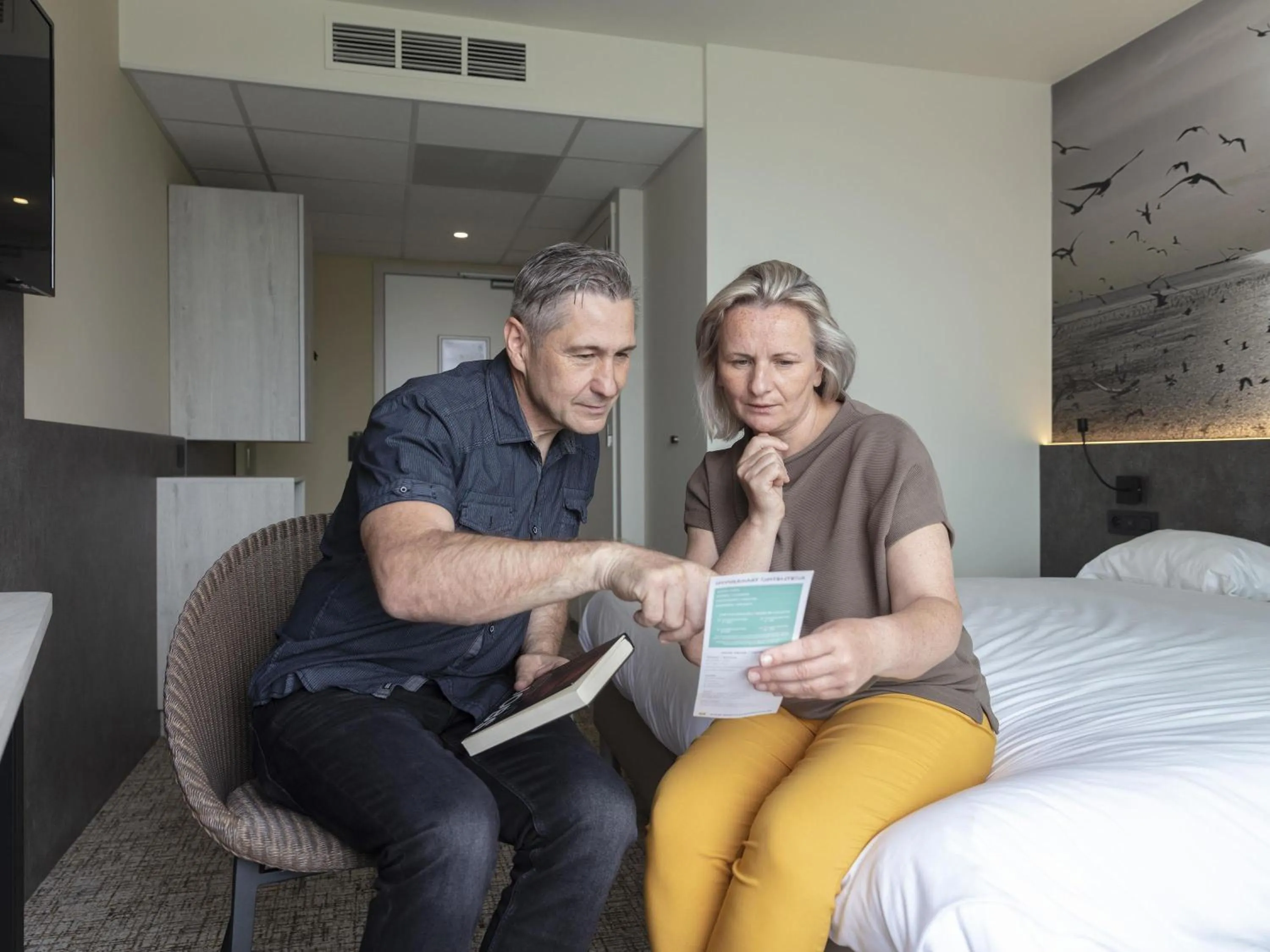 Bedroom in ibis Styles Zeebrugge