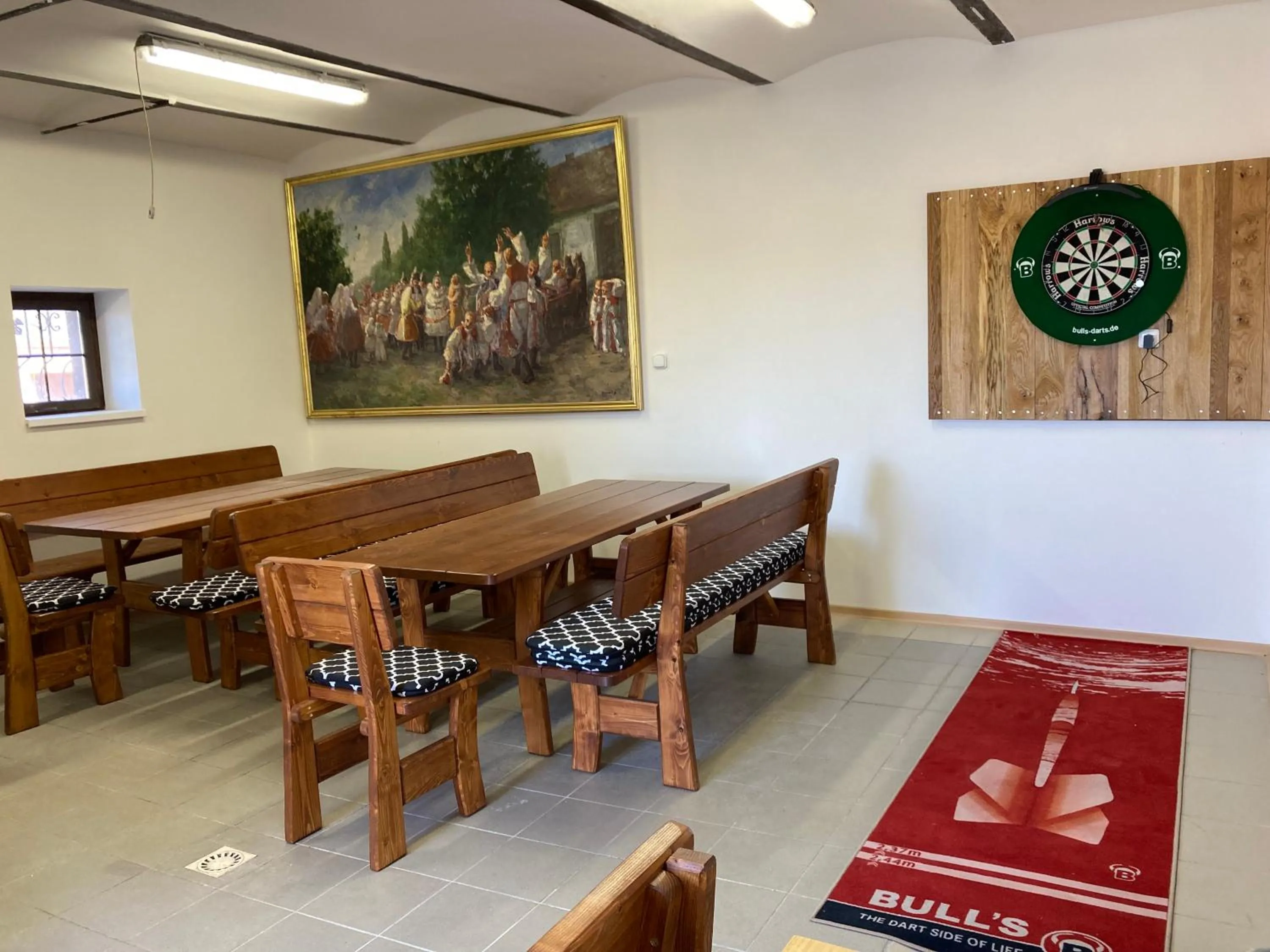 Communal lounge/ TV room in Apartmány s klimatizací - Penzion U Kudláčků Pouzdřany