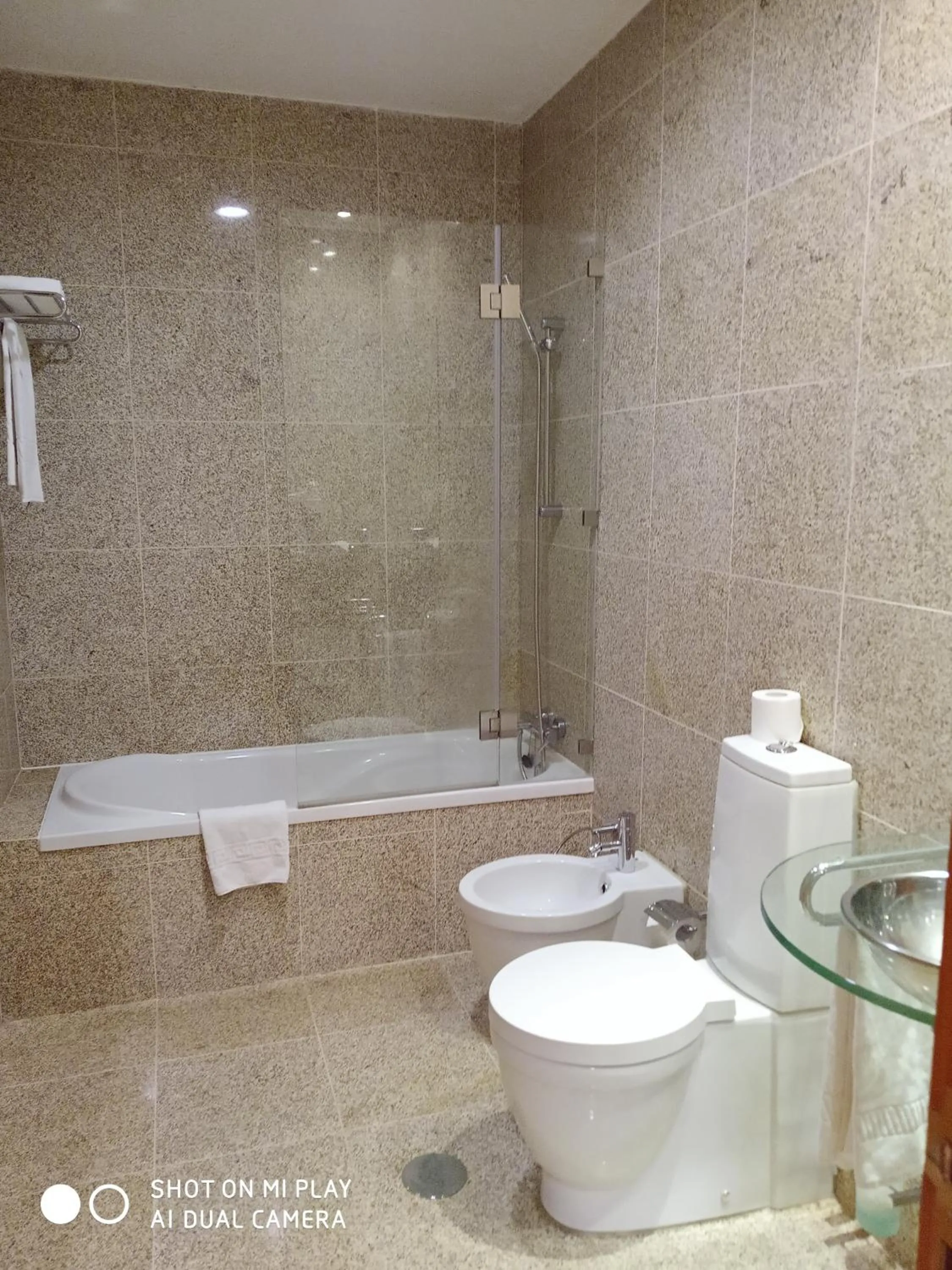 Shower in Lam Hotel Convento do Desagravo