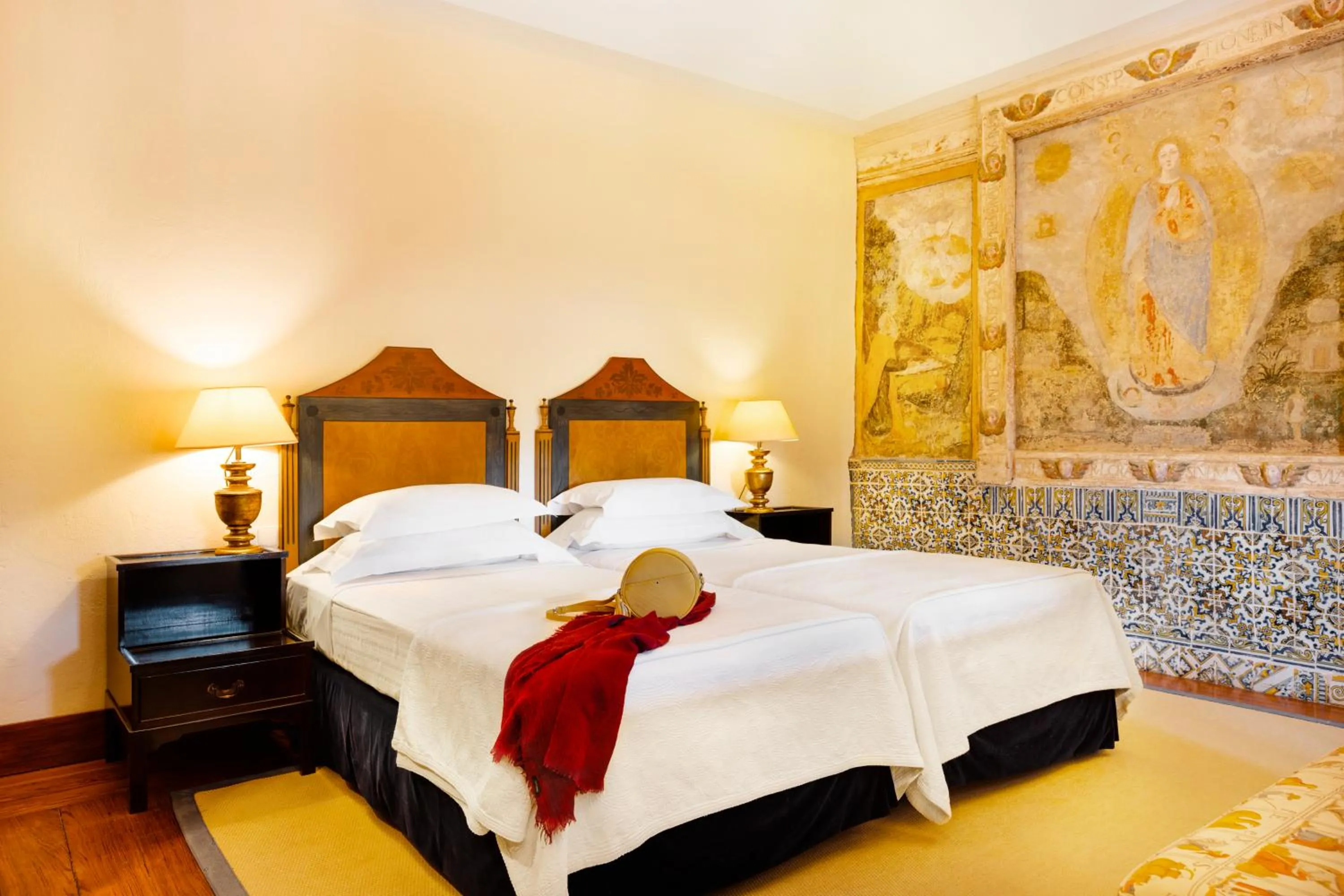 Bed in Pousada Convento de Vila Viçosa