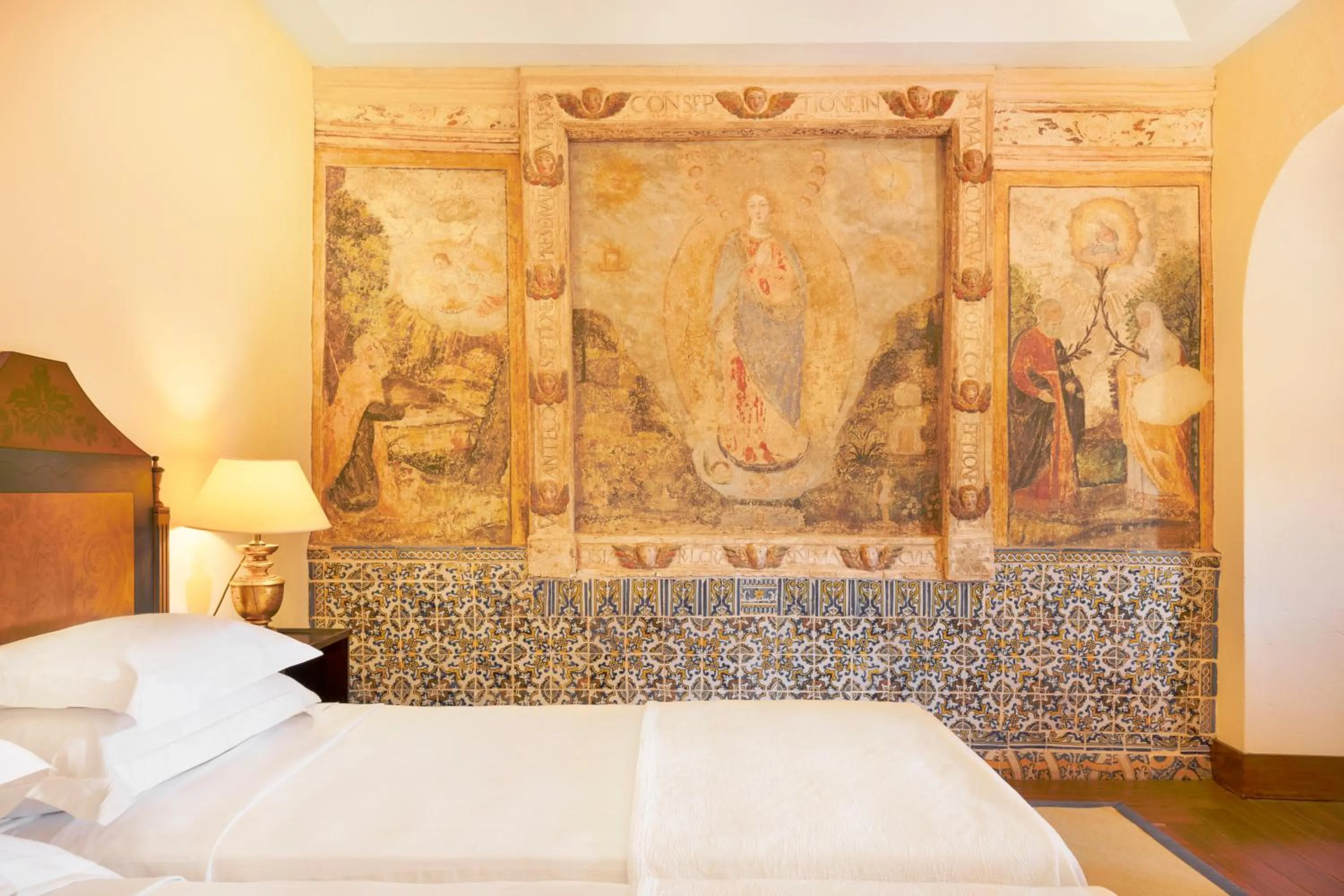 Bed in Pousada Convento de Vila Viçosa