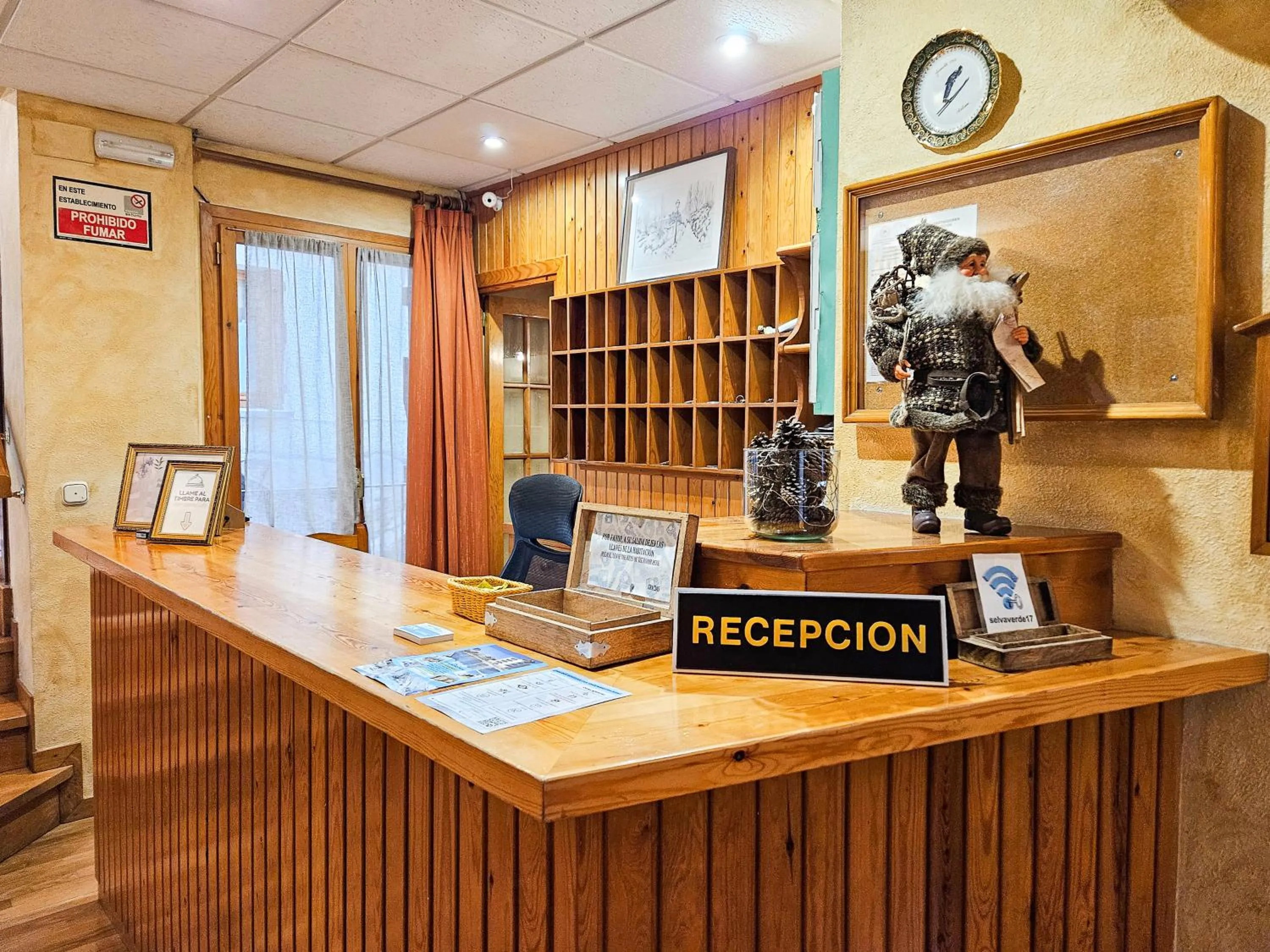 Lobby or reception in Hotel Casa Morlans 3000