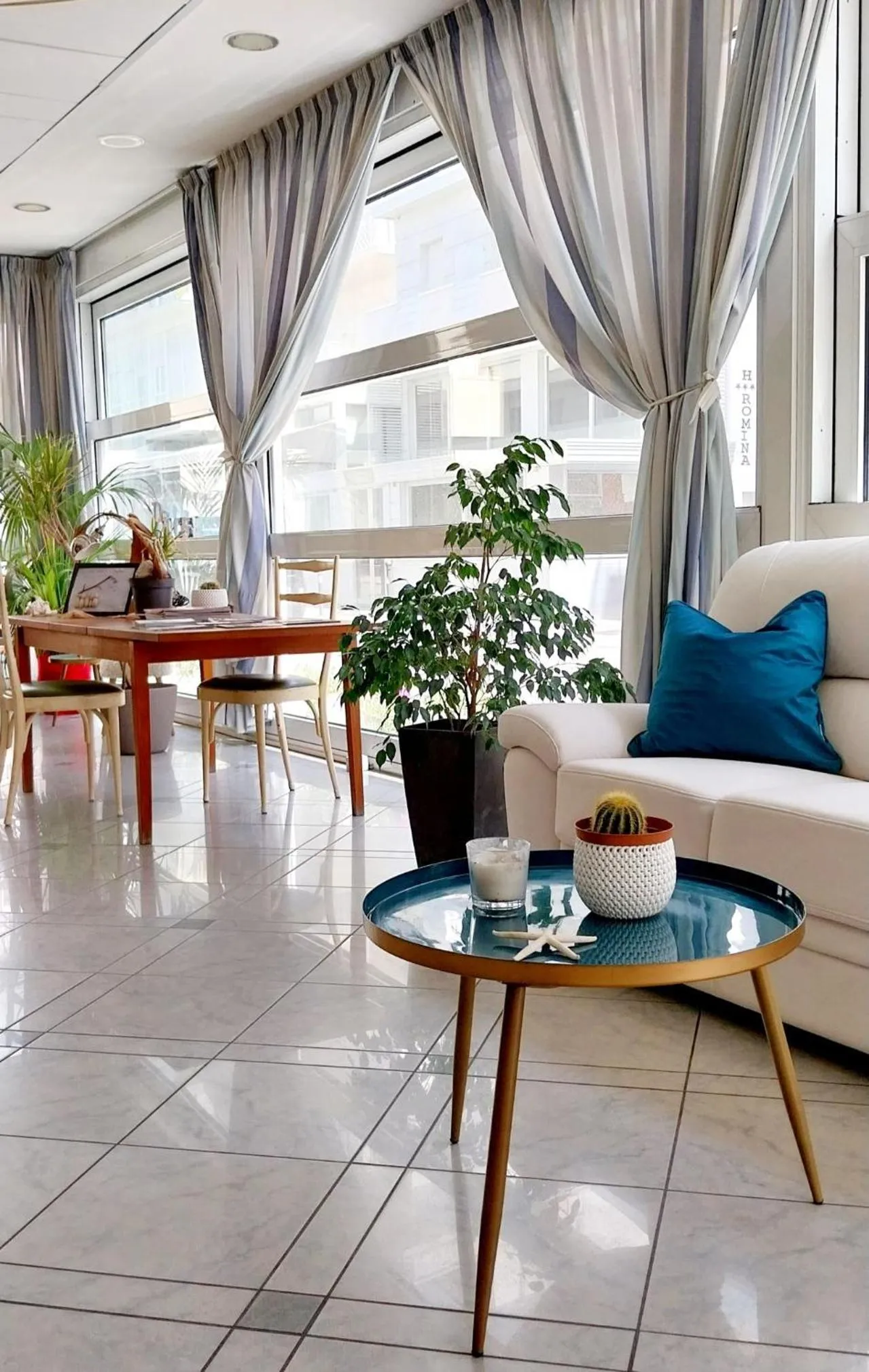 Lobby or reception in Hotel Brotas