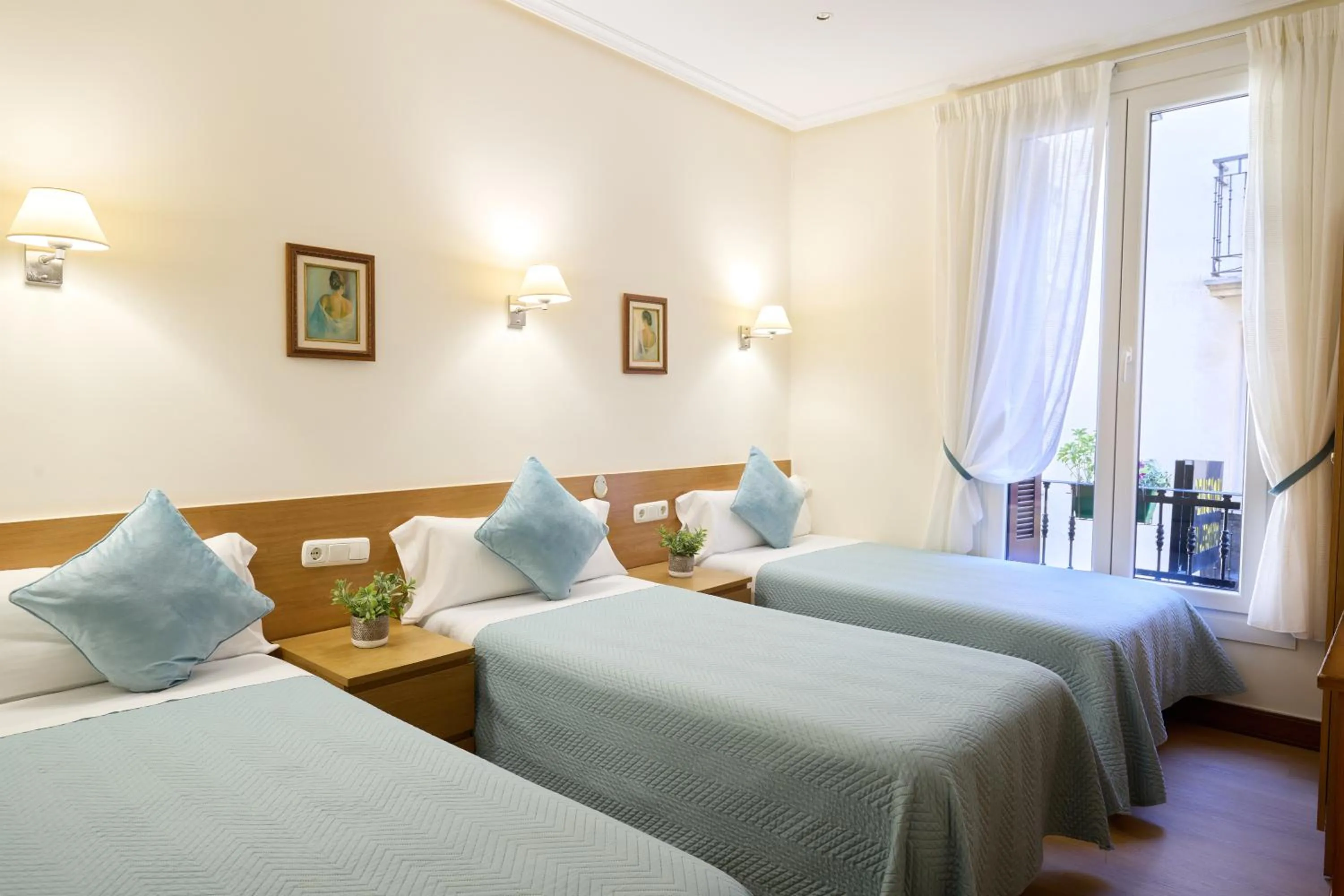Bed in Pensión San Jerónimo
