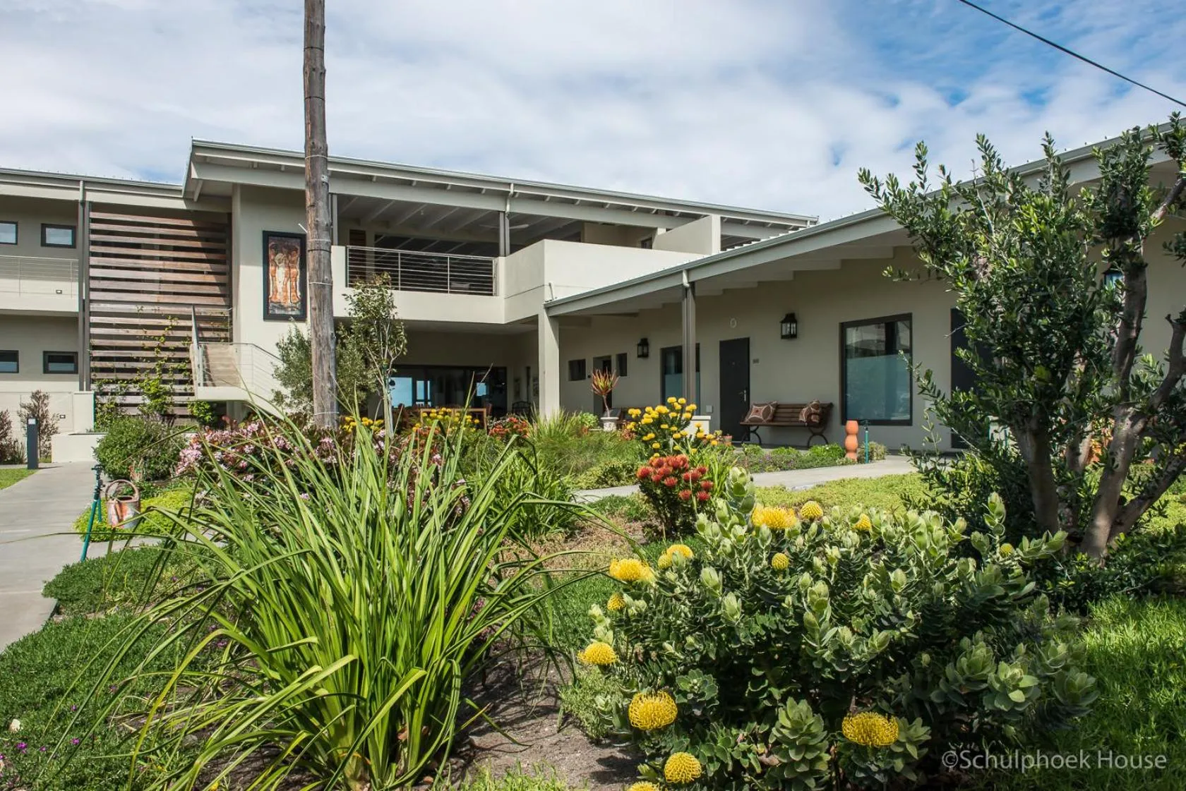 Garden in Schulphoek Seafront House