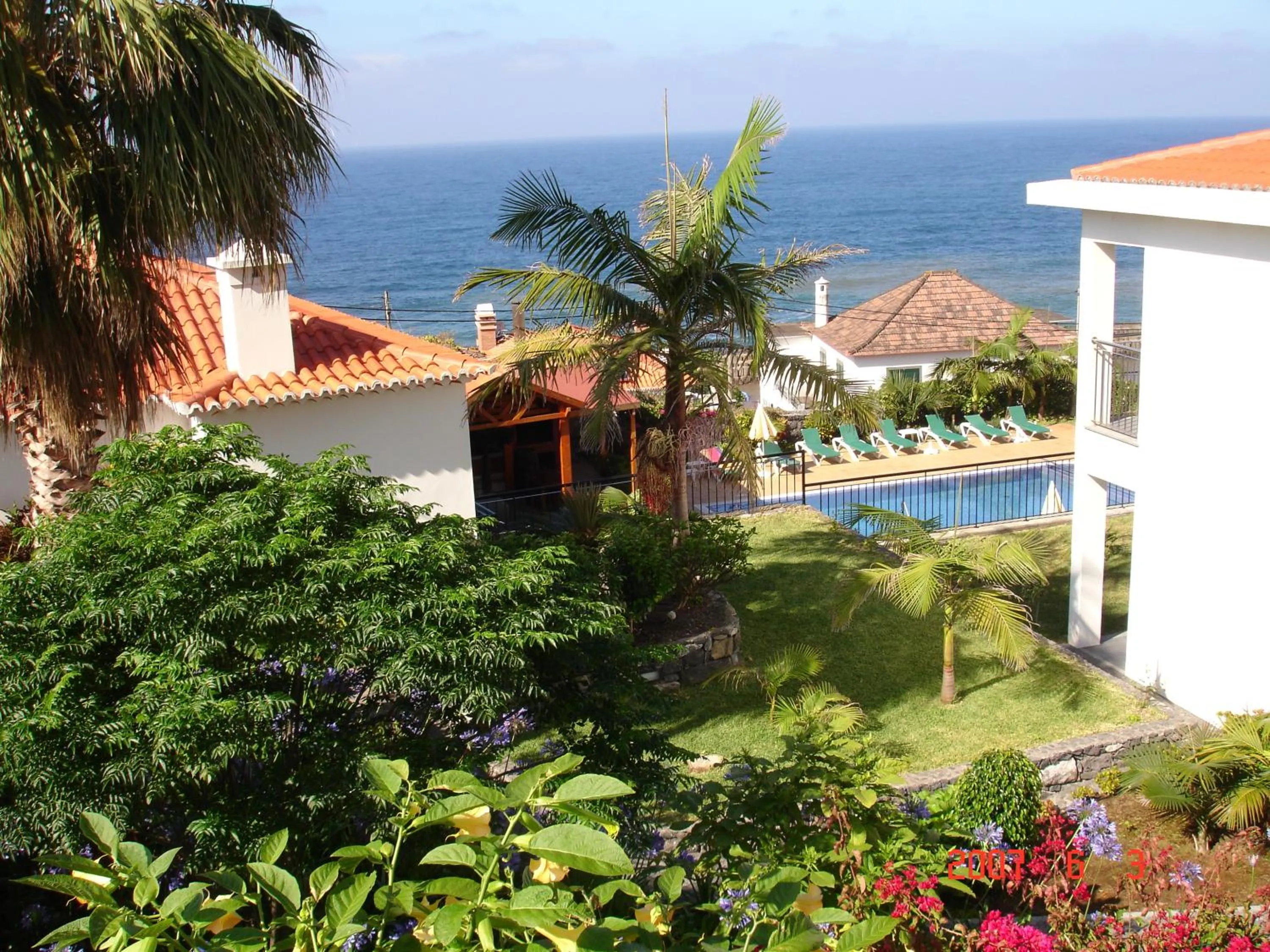Garden view in Casa da Capelinha