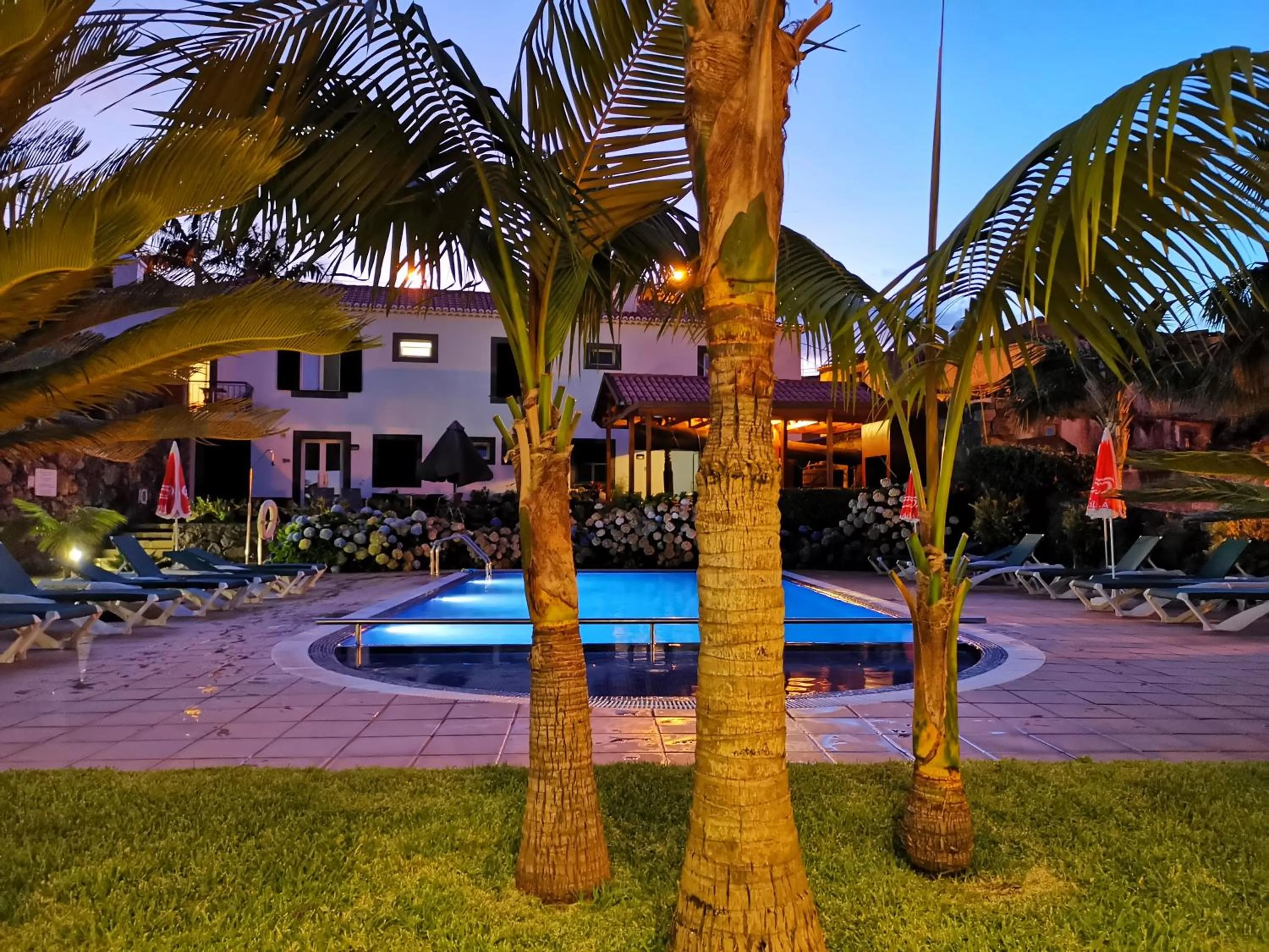 Pool view in Casa da Capelinha