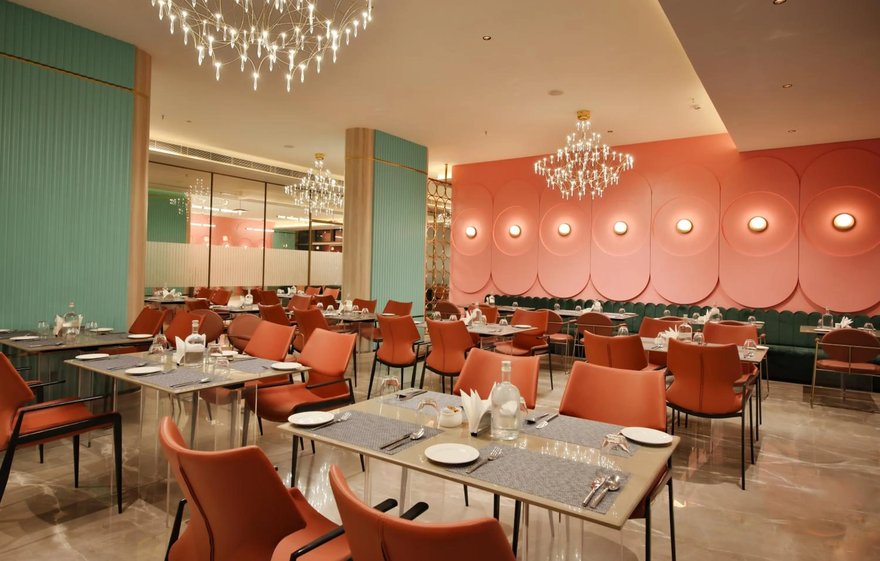 Restaurant/places to eat in Pushpak Grande