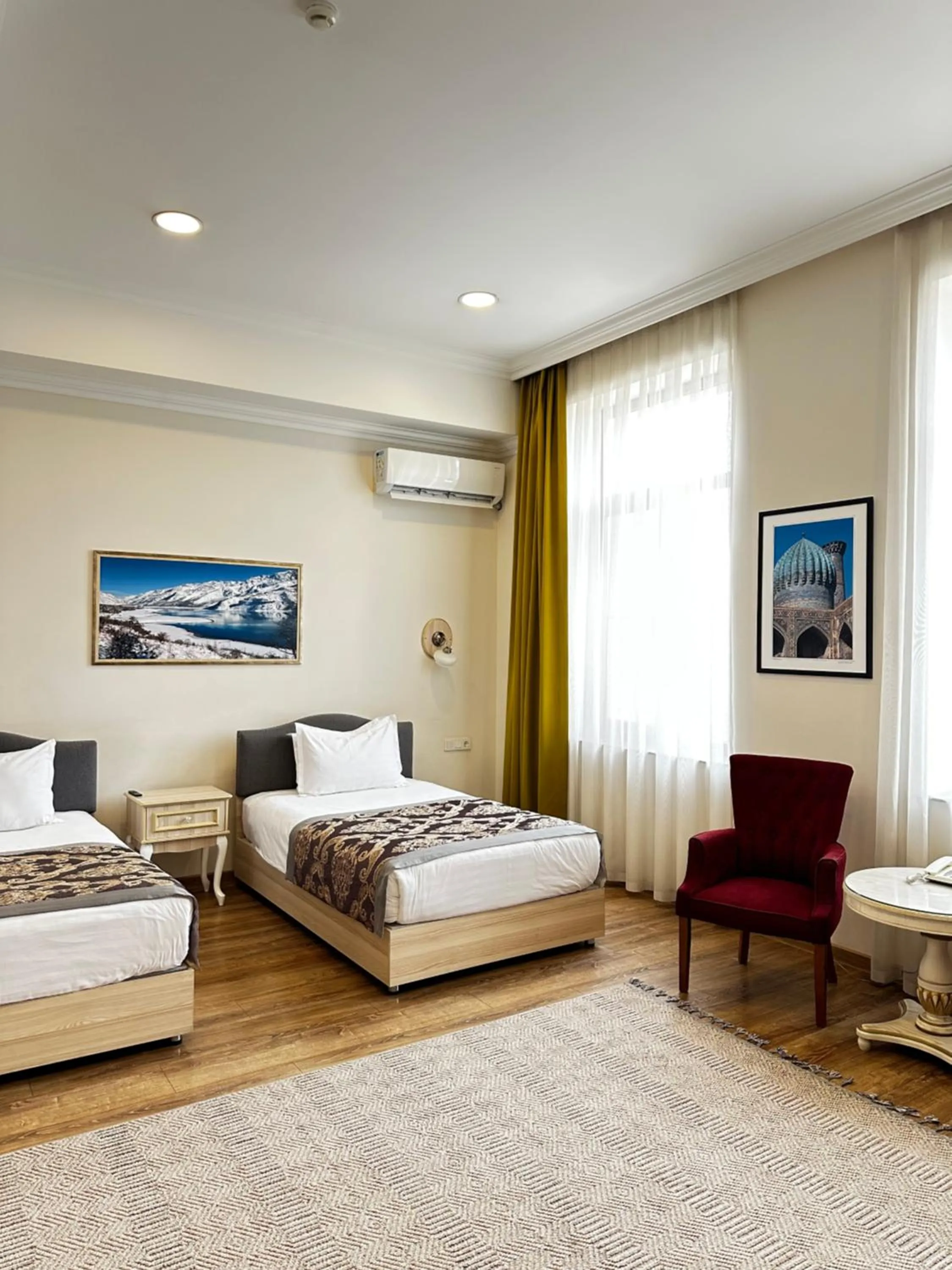 Bedroom, Bed in Silk Road Kokand Hotel