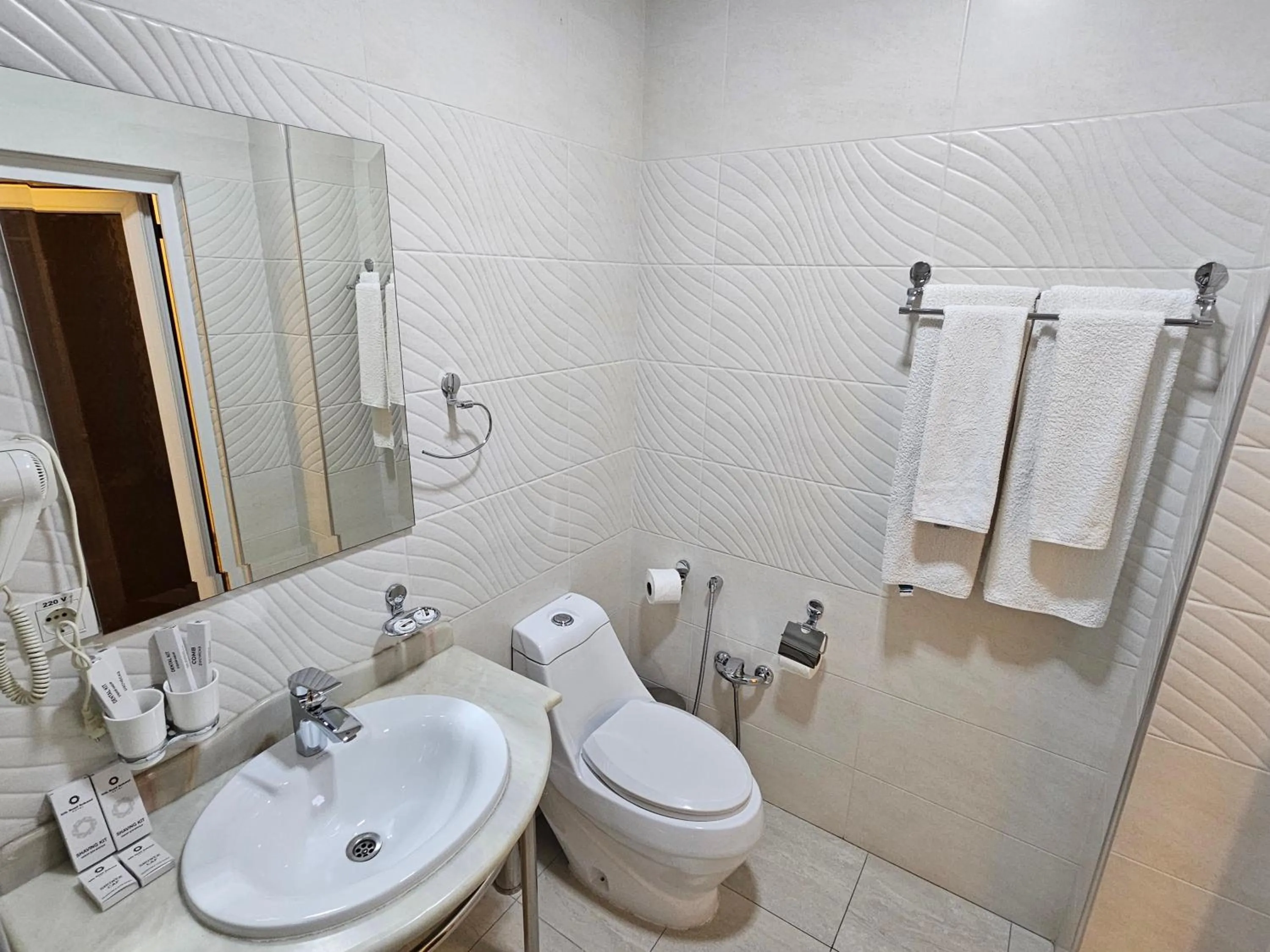 Shower in Silk Road Kokand Hotel
