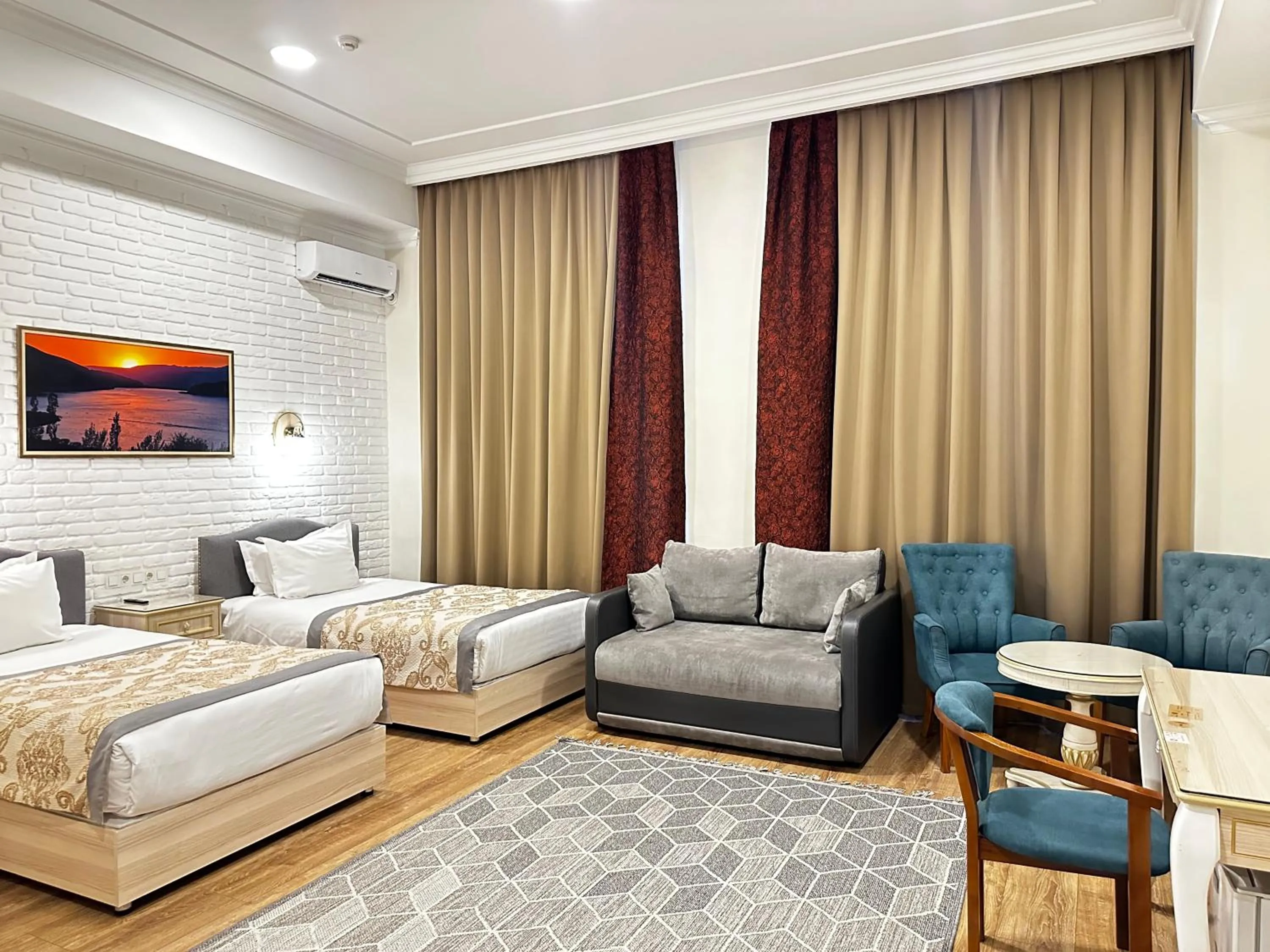 Bedroom, Bed in Silk Road Kokand Hotel