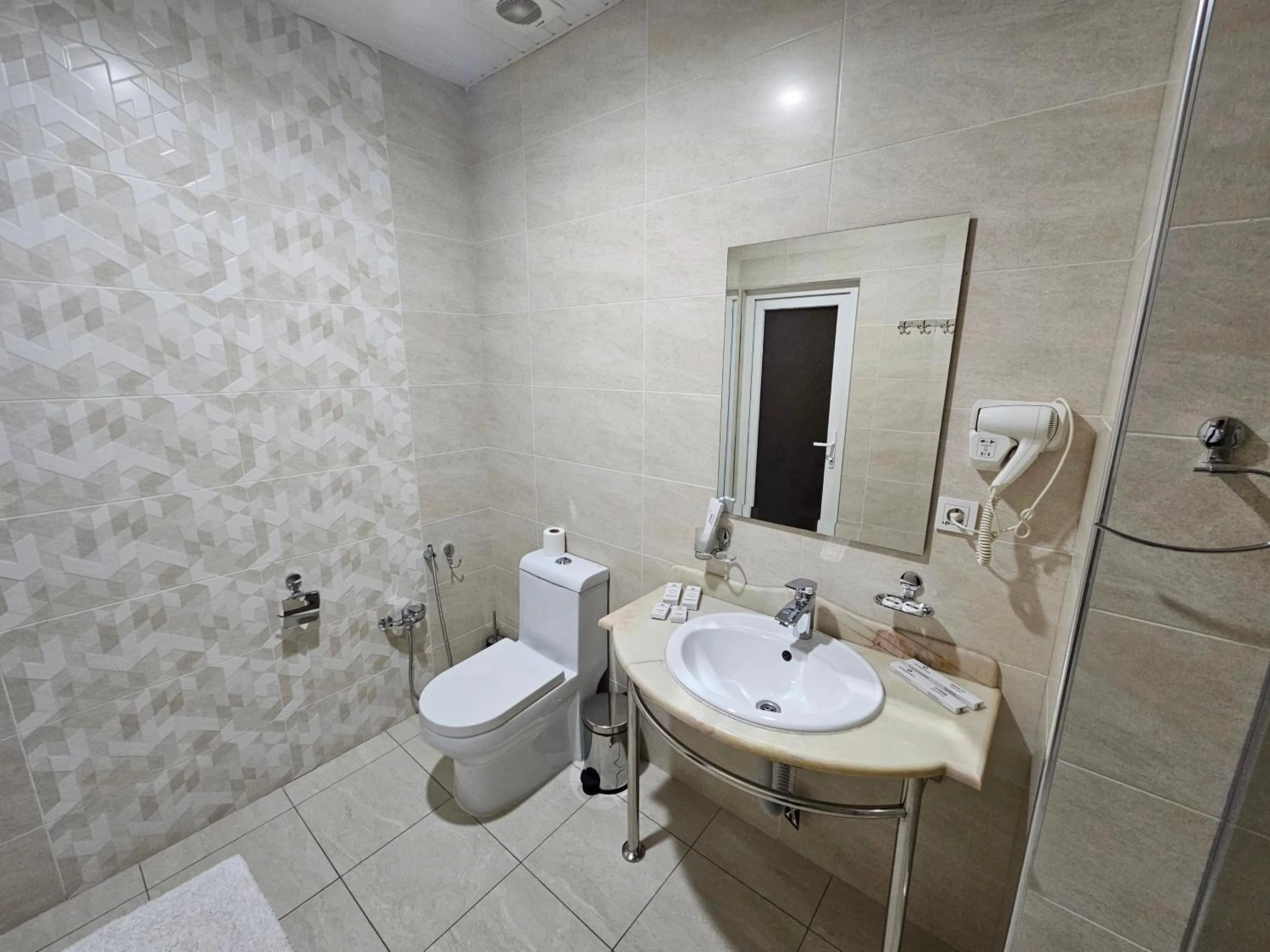 Shower in Silk Road Kokand Hotel