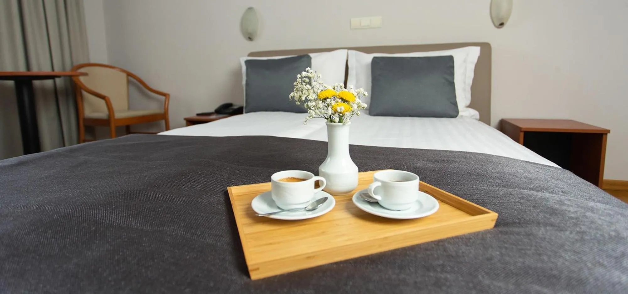 Bed in Hotel Fenyõ Conference & Spa