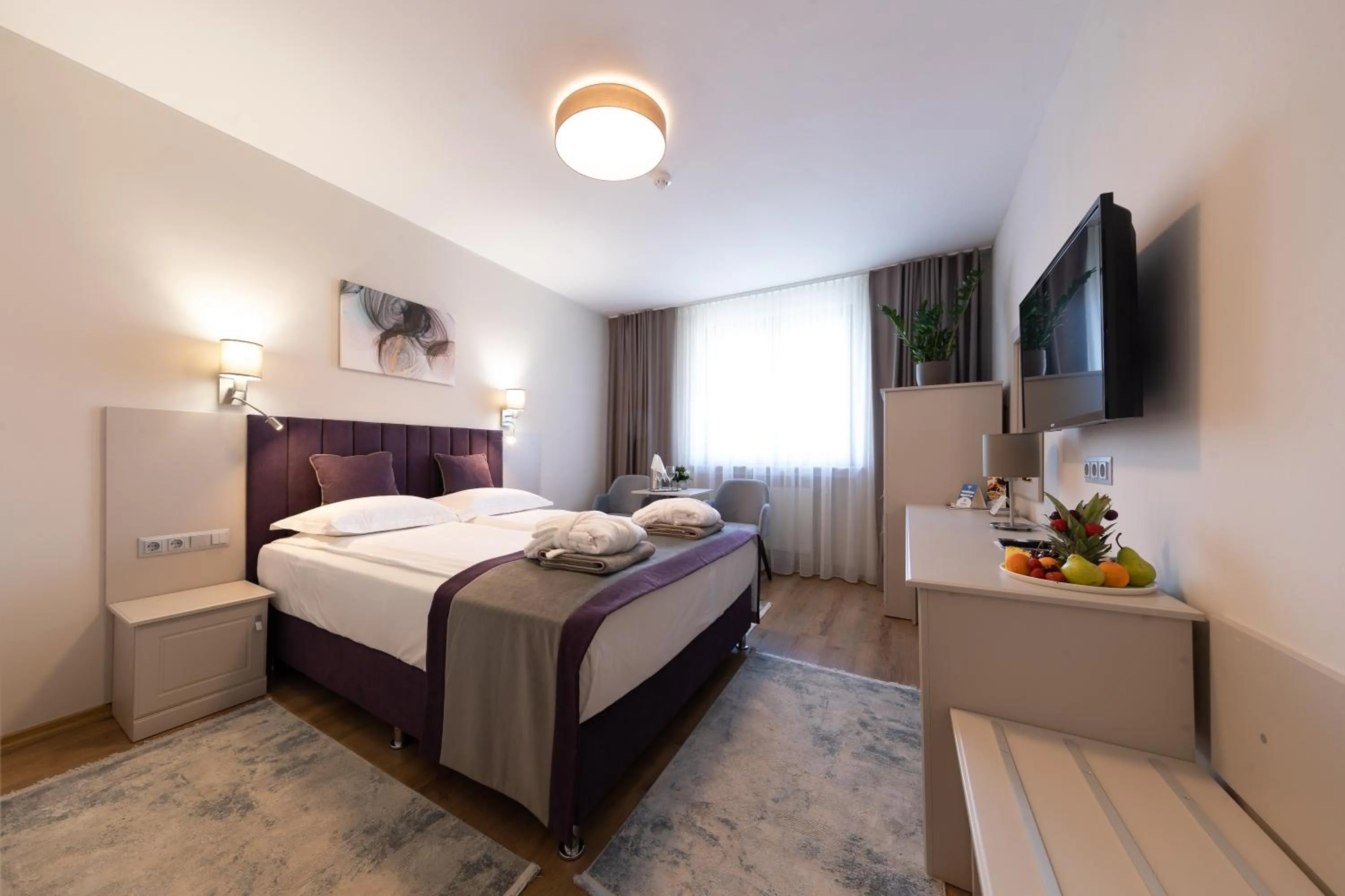 Bed in Hotel Fenyõ Conference & Spa