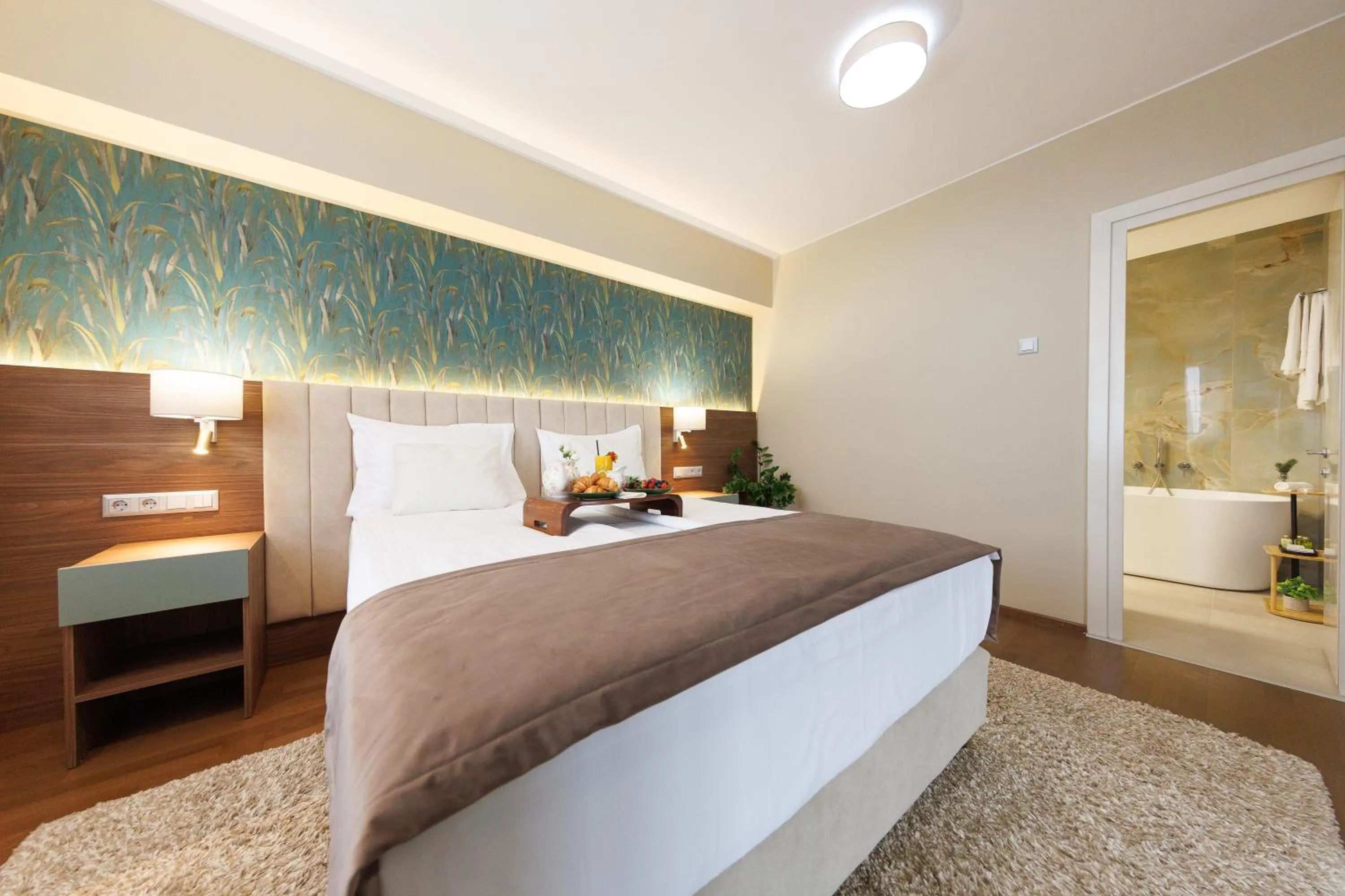 Bed in Hotel Fenyõ Conference & Spa