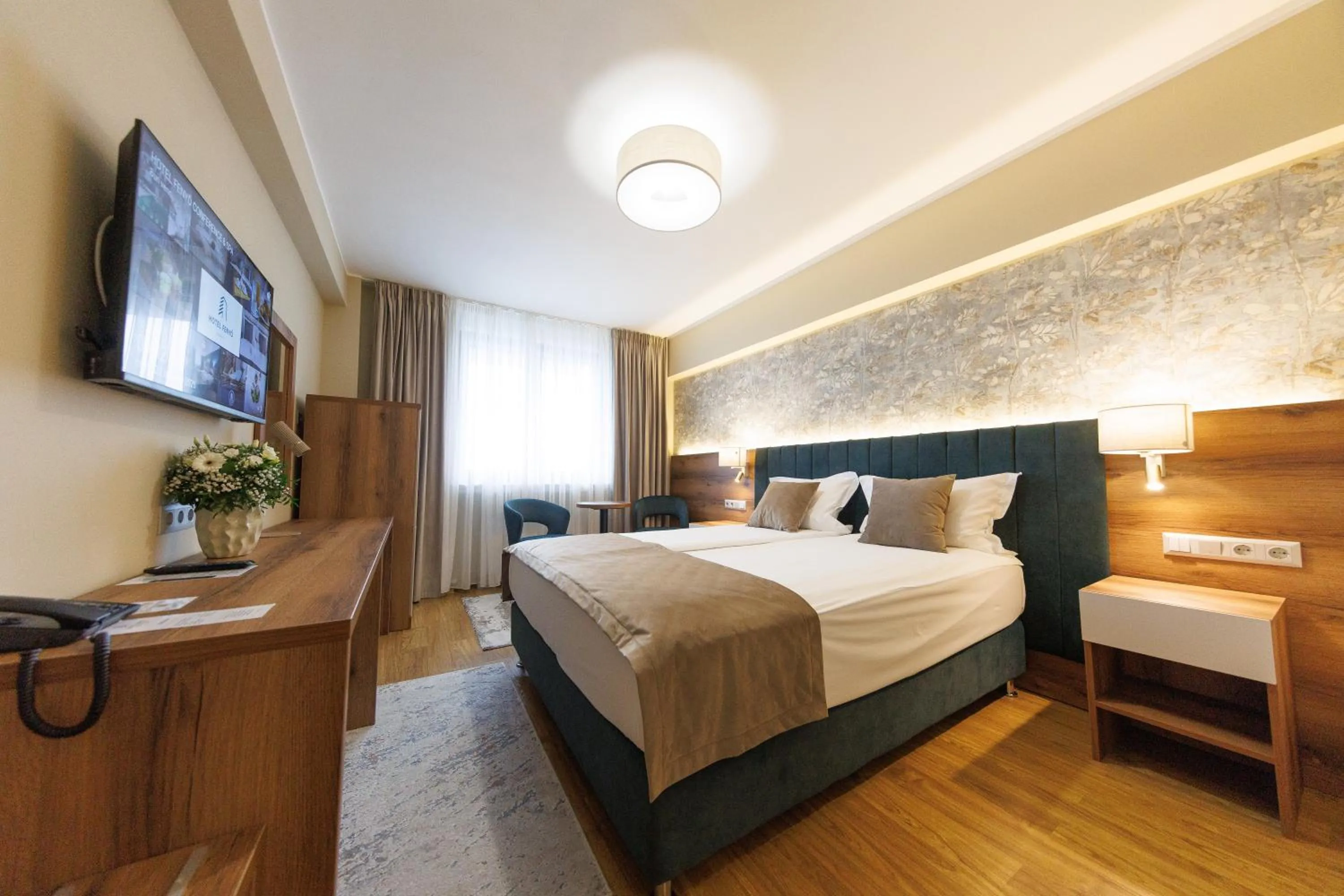 Bed in Hotel Fenyõ Conference & Spa