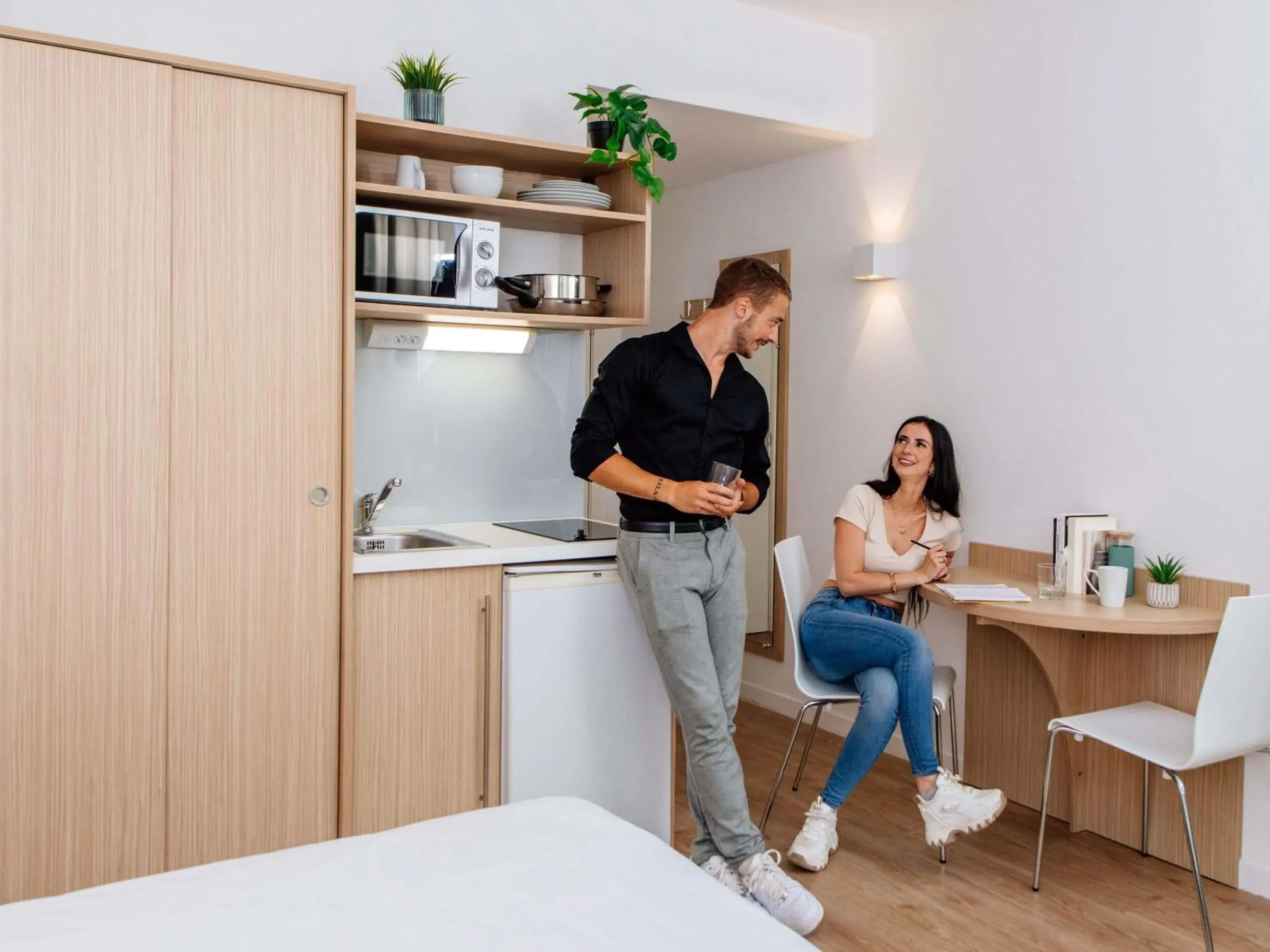 Bedroom in Aparthotel Adagio Access Bruxelles Europe Aparthotel Bedroom in Aparthotel Adagio Access Bruxelles Europe Aparthotel