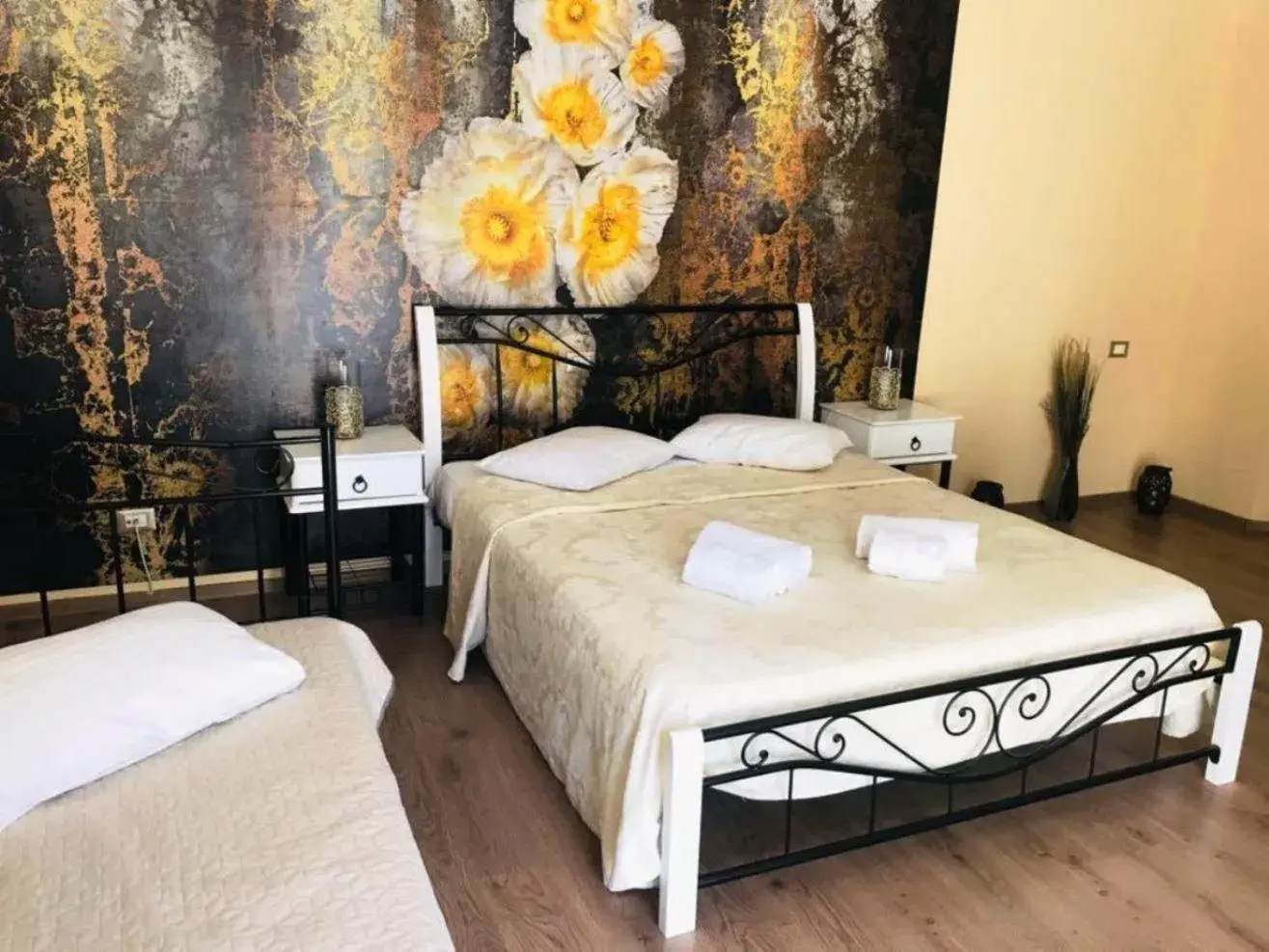 Decorative detail, Bed in Prince Residence Apartments Decorative detail, Bed in Prince Residence Apartments