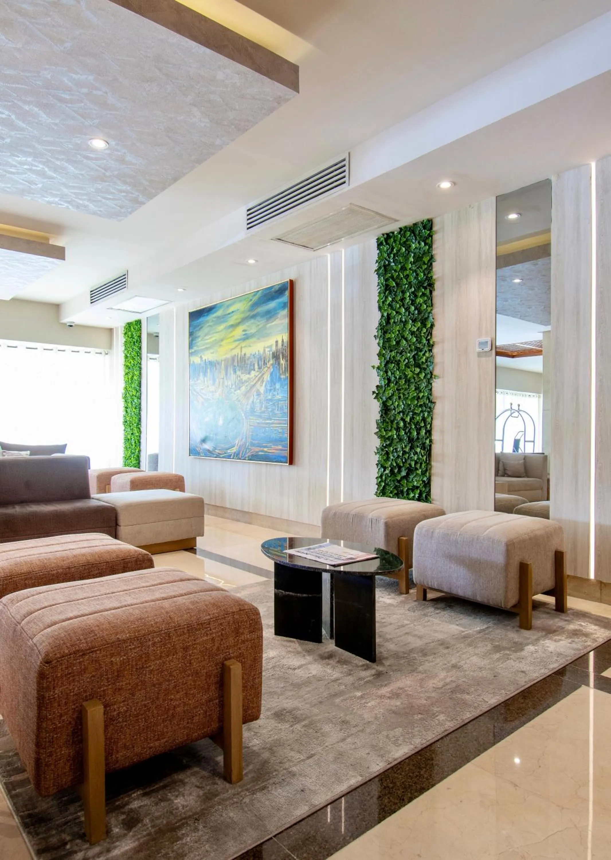 Living room in Hotel Plaza Diana