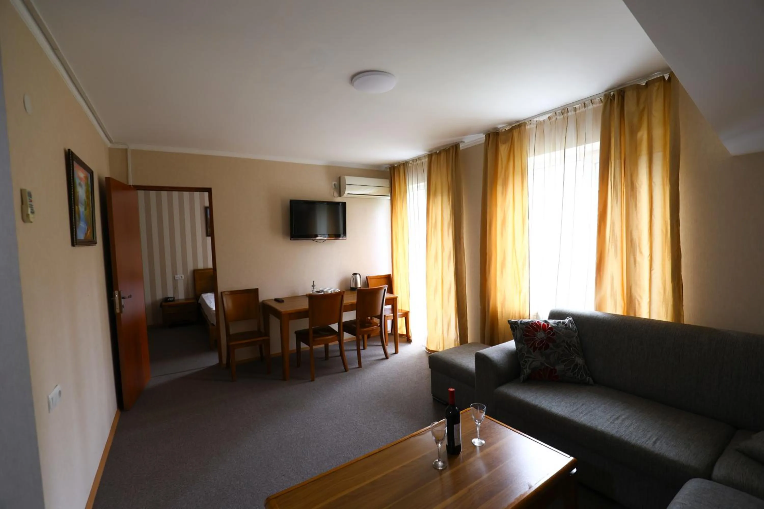 Communal lounge/ TV room in Park Hotel Imeri kutaisi
