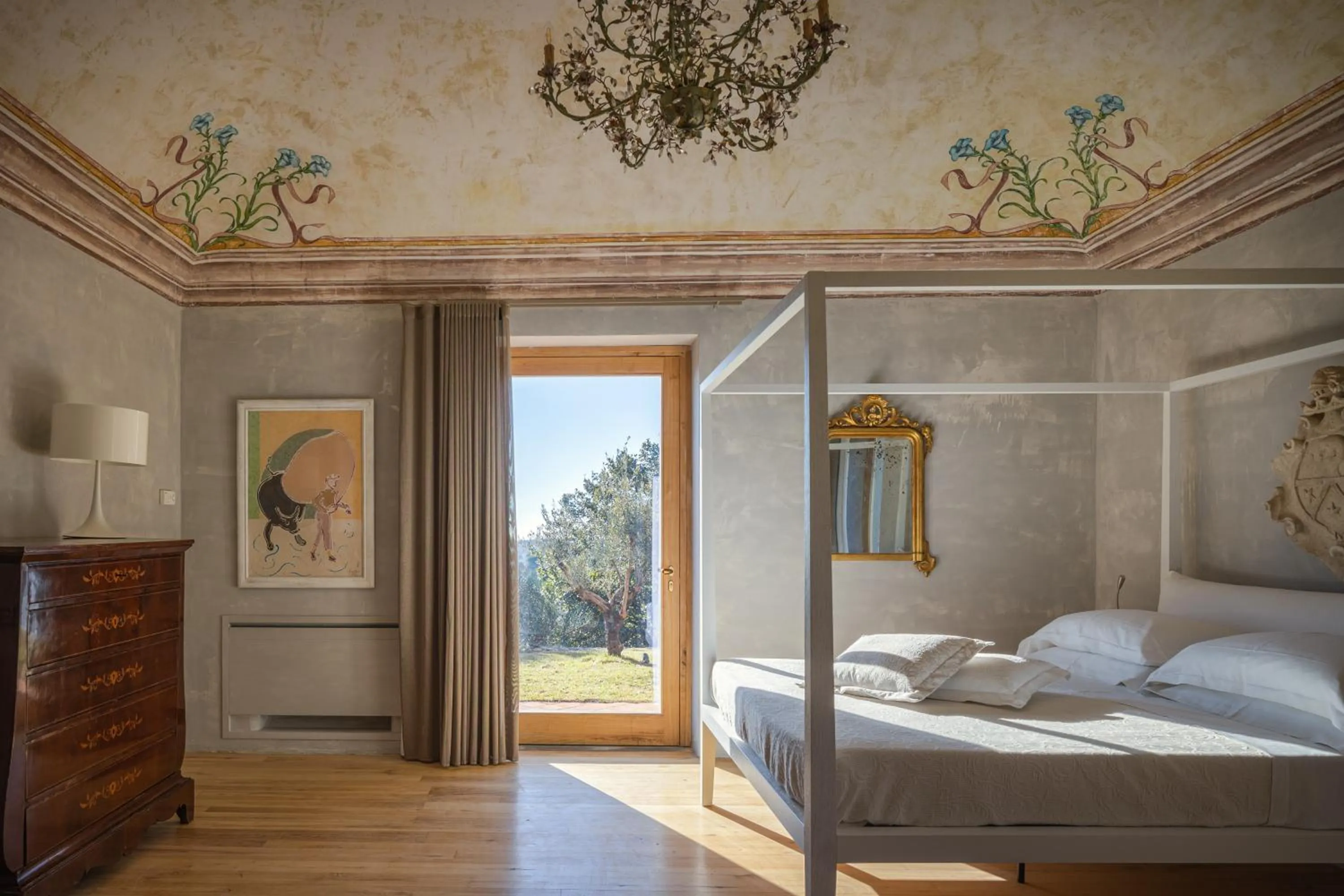 Photo of the whole room, Bed in Monaci delle Terre Nere