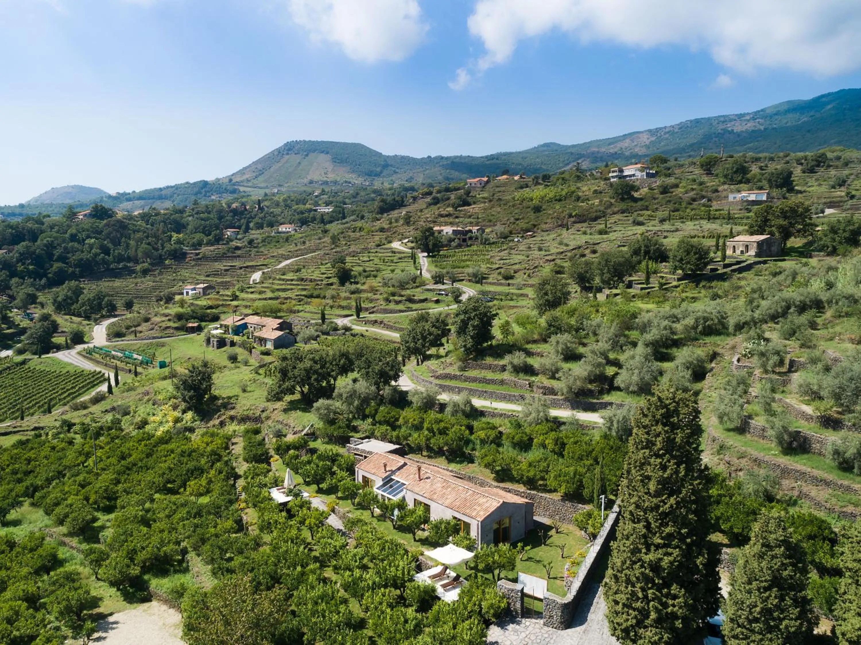 Natural landscape in Monaci delle Terre Nere