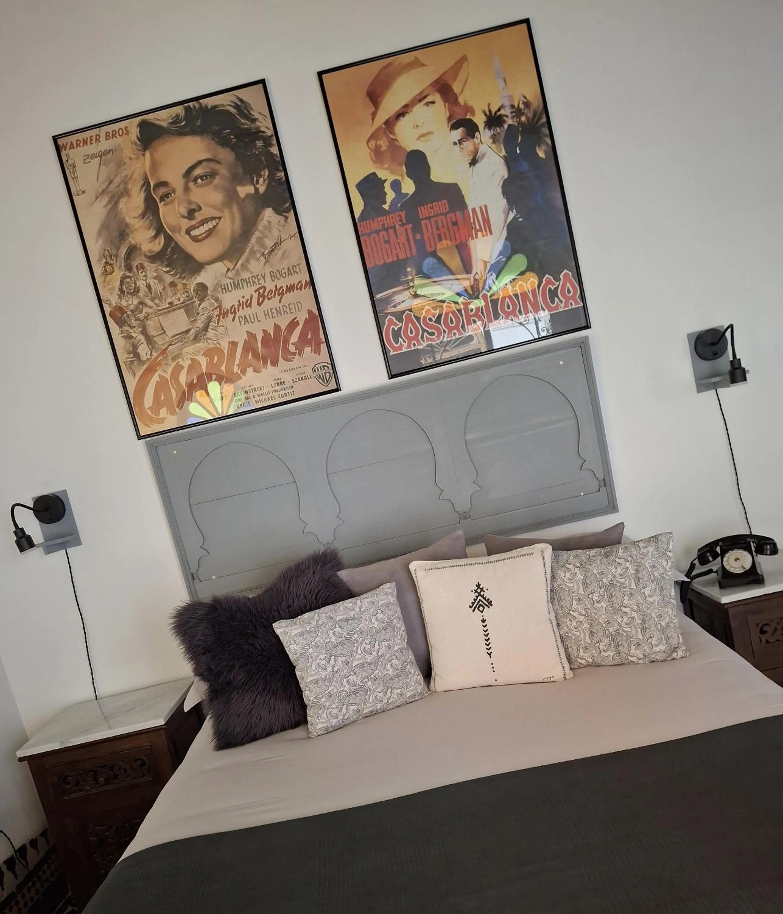 Decorative detail, Bed in Dar El Bali