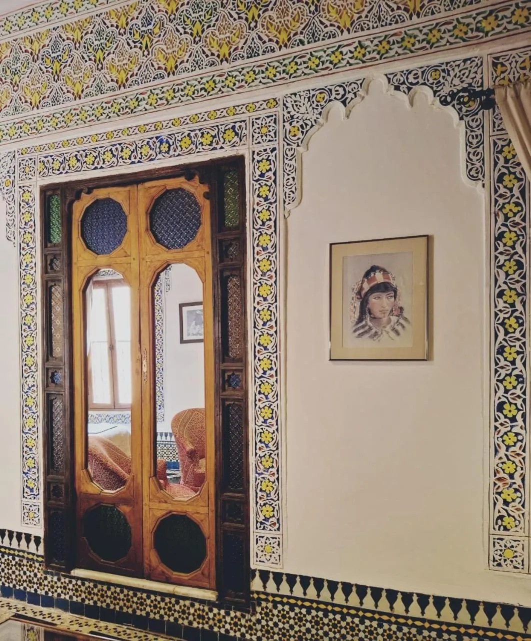 Decorative detail in Dar El Bali