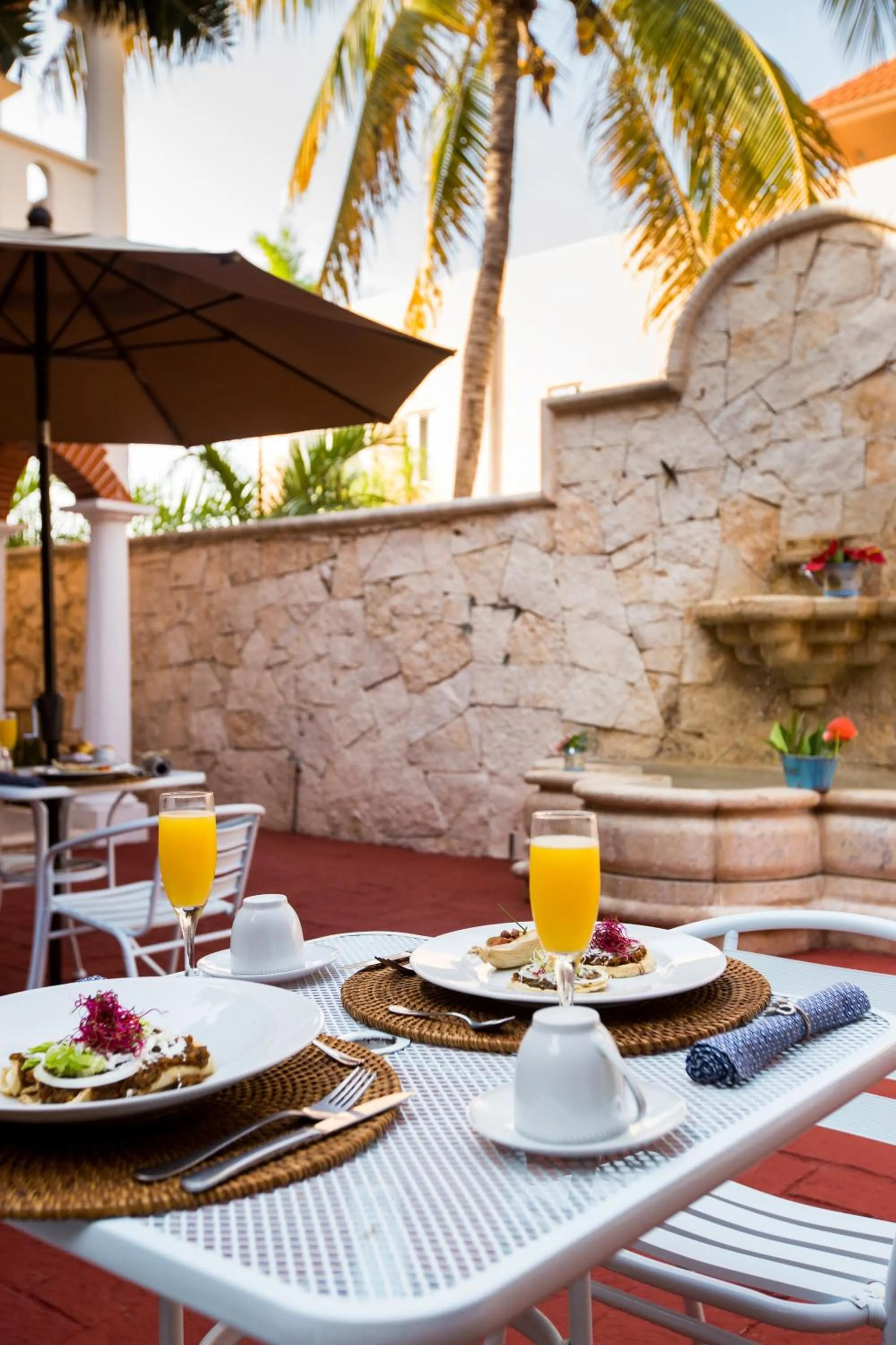 Area and facilities in Chez Waffle Hotel