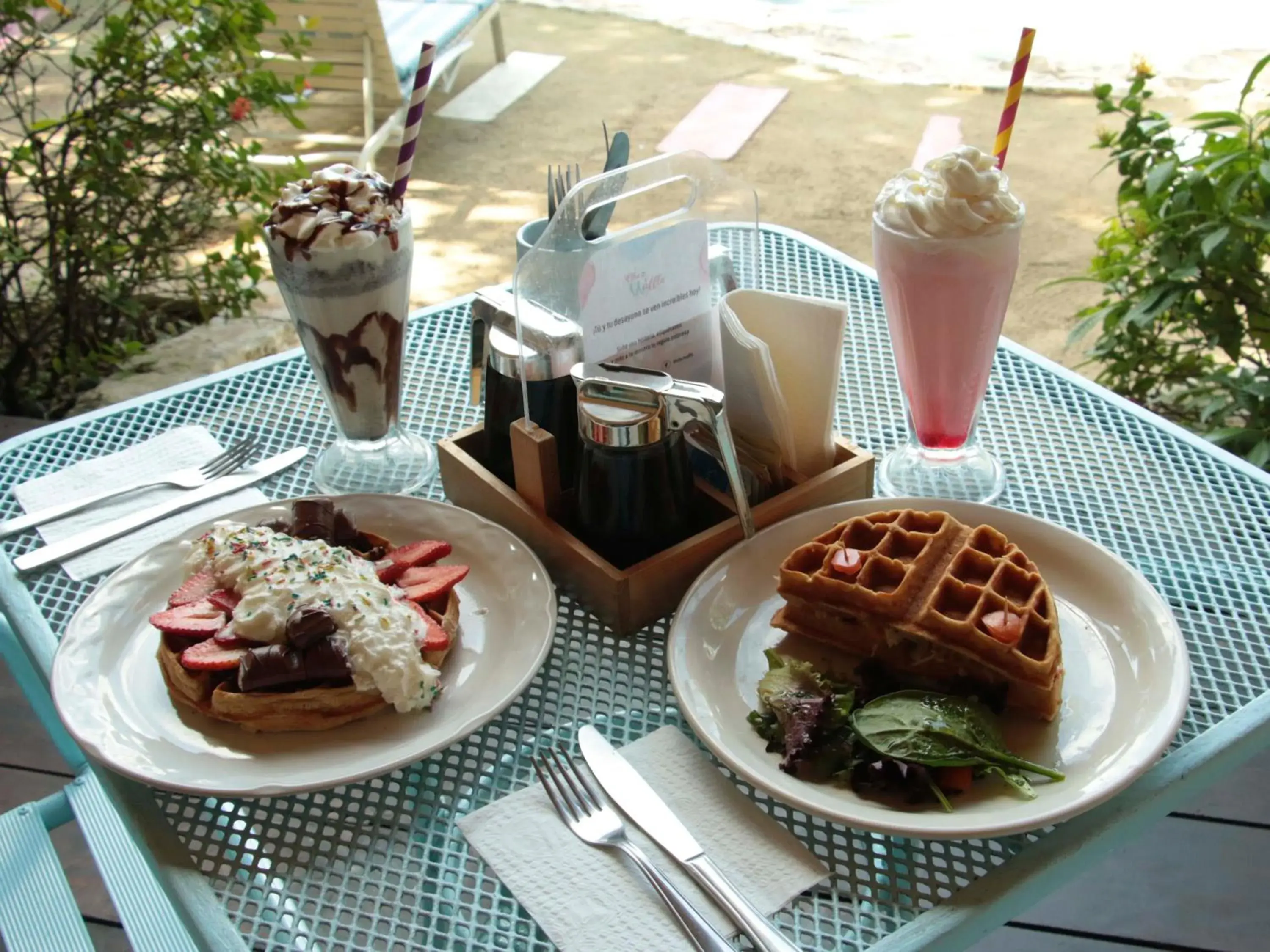 Breakfast in Chez Waffle Hotel Breakfast in Chez Waffle Hotel