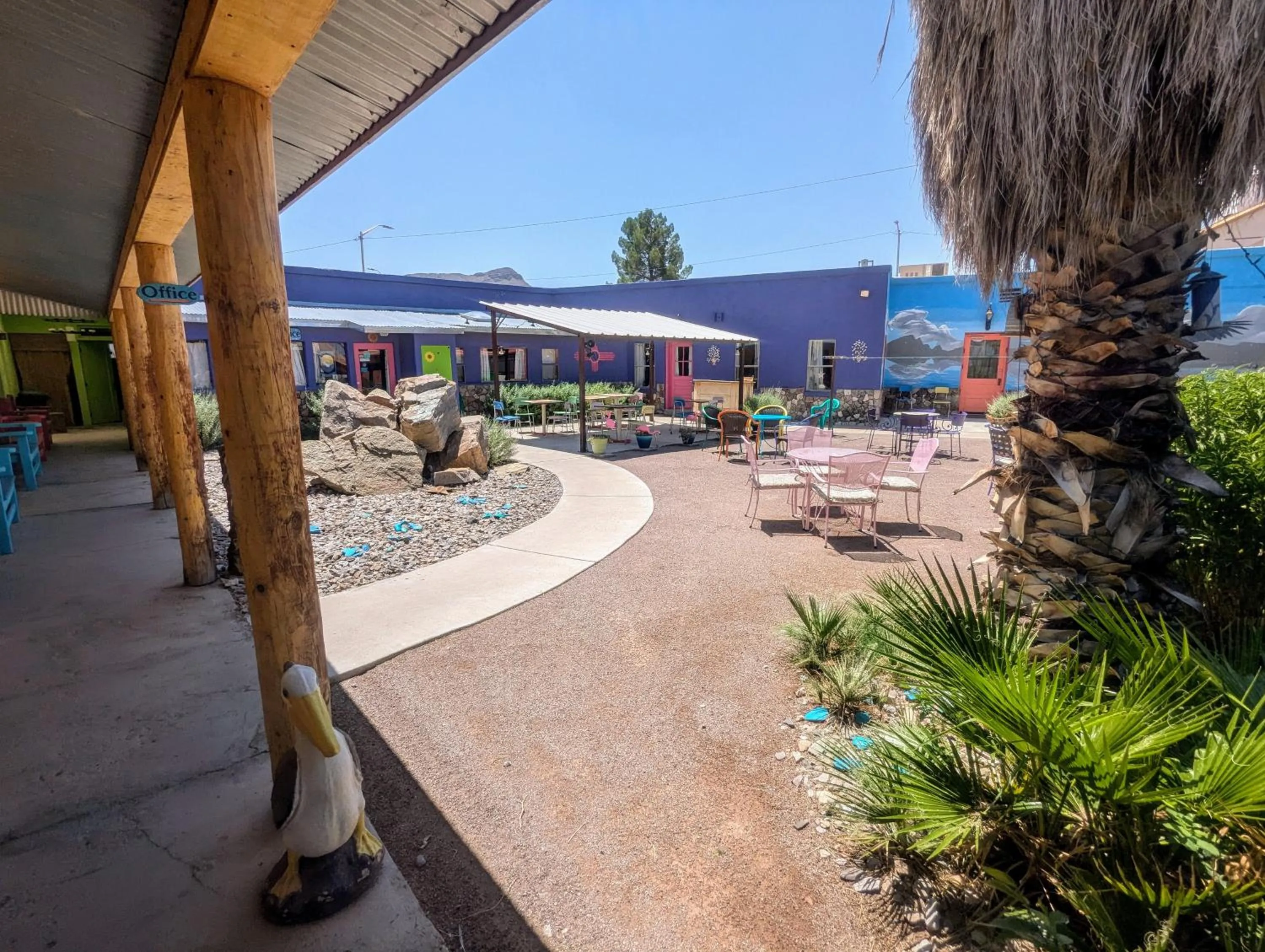 Inner courtyard view in Pelican Spa