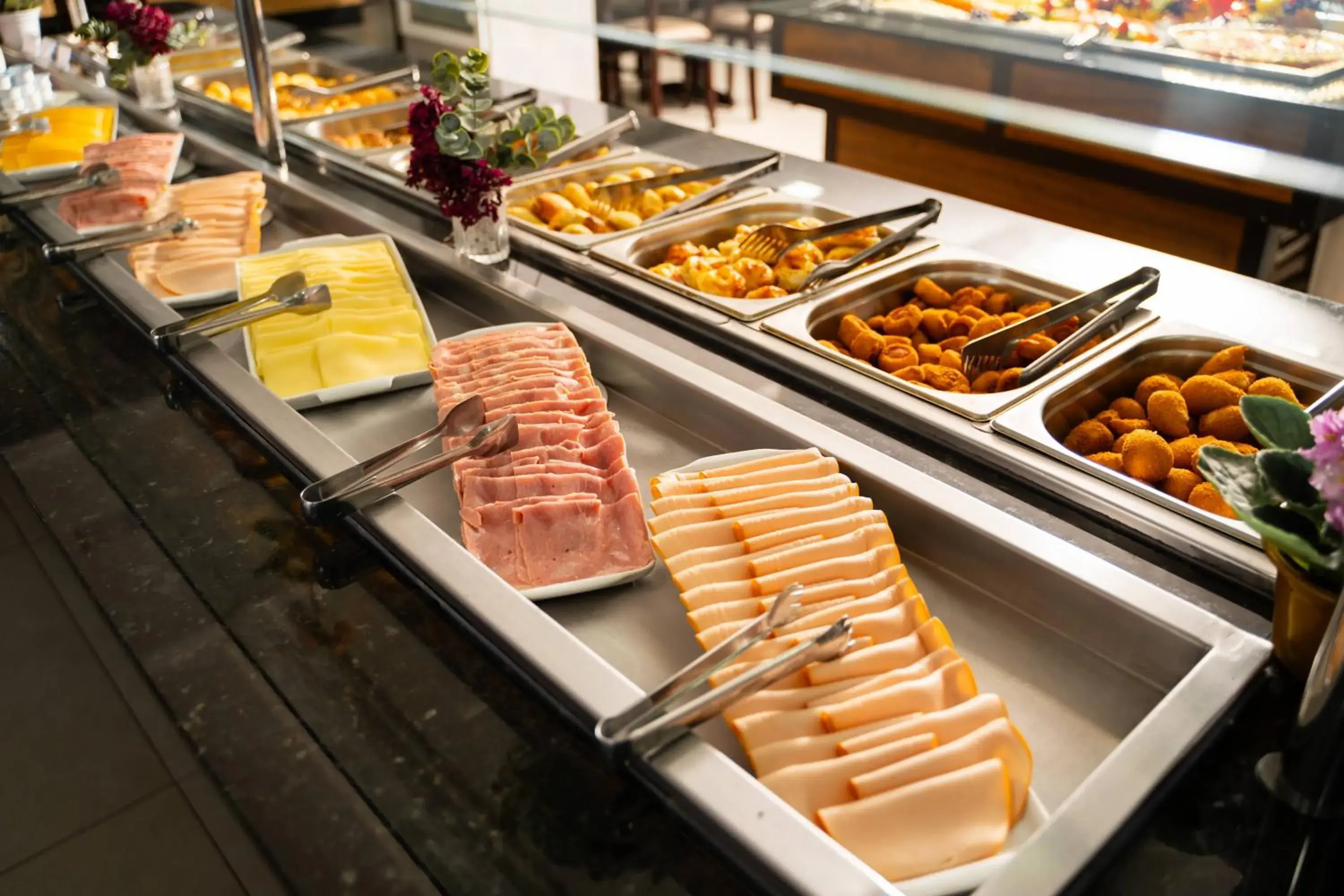 Buffet breakfast in Boulevard Beach Canasvieiras Hotel Buffet breakfast in Boulevard Beach Canasvieiras Hotel