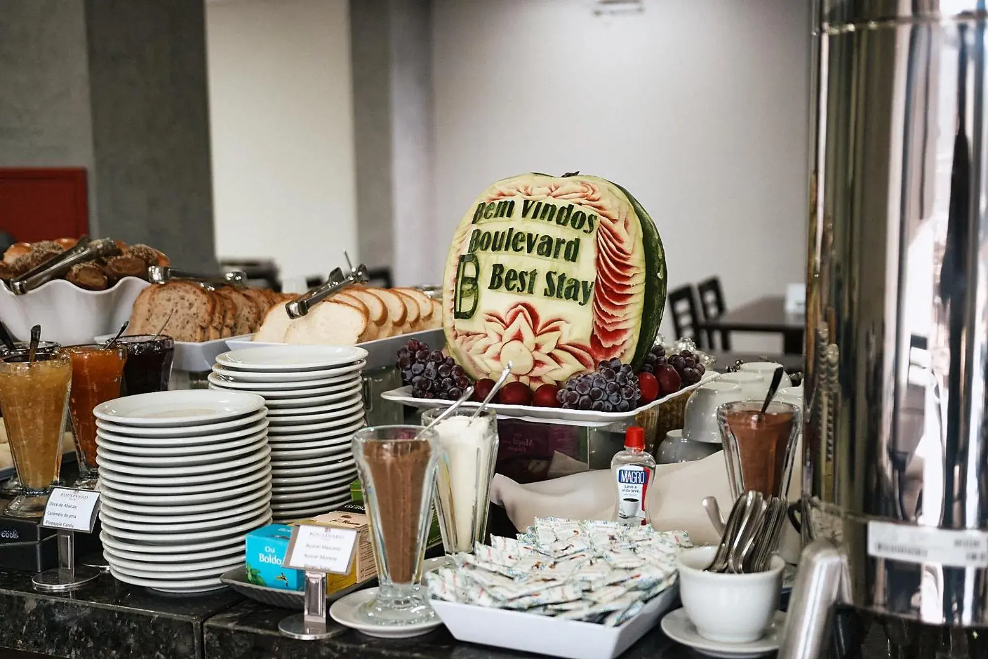 Buffet breakfast in Boulevard Beach Canasvieiras Hotel Buffet breakfast in Boulevard Beach Canasvieiras Hotel
