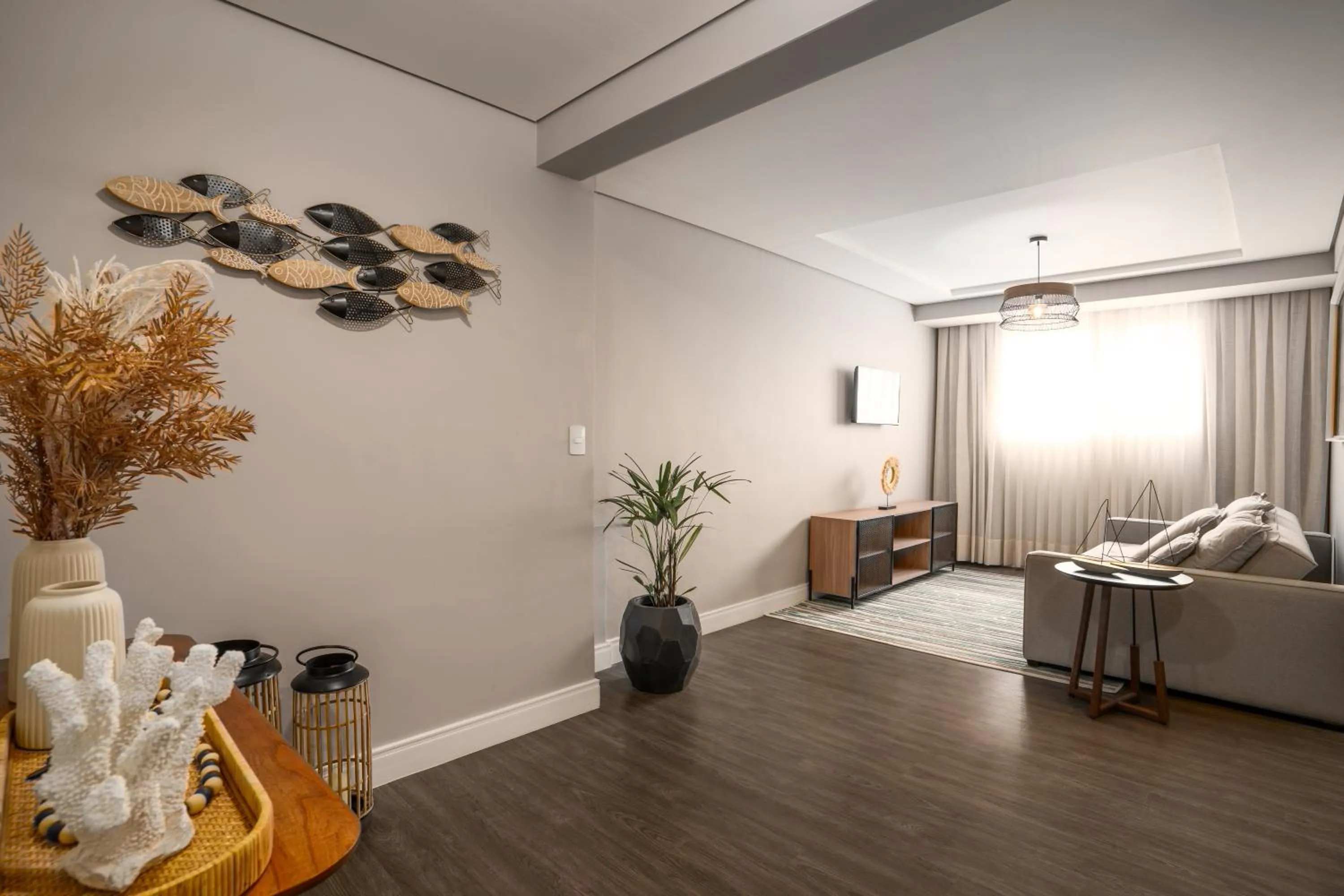 Seating area in Boulevard Beach Canasvieiras Hotel