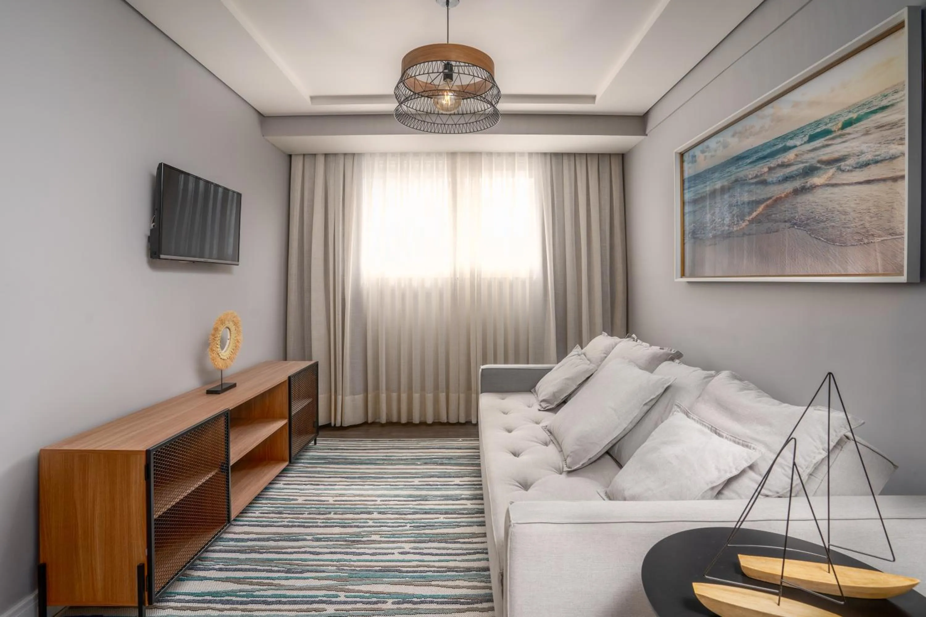 Living room in Boulevard Beach Canasvieiras Hotel