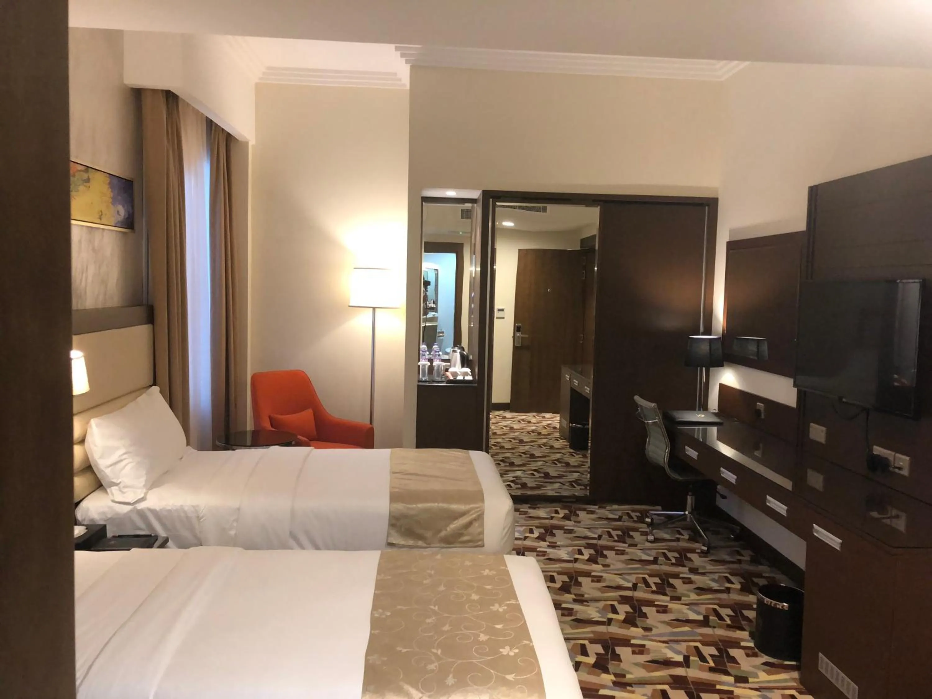 Bed in Al Murooj Grand Hotel