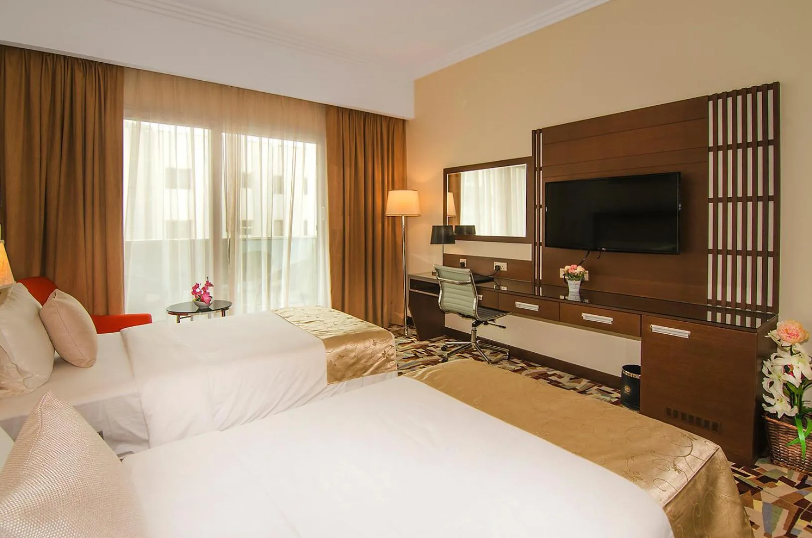 TV and multimedia, Bed in Al Murooj Grand Hotel